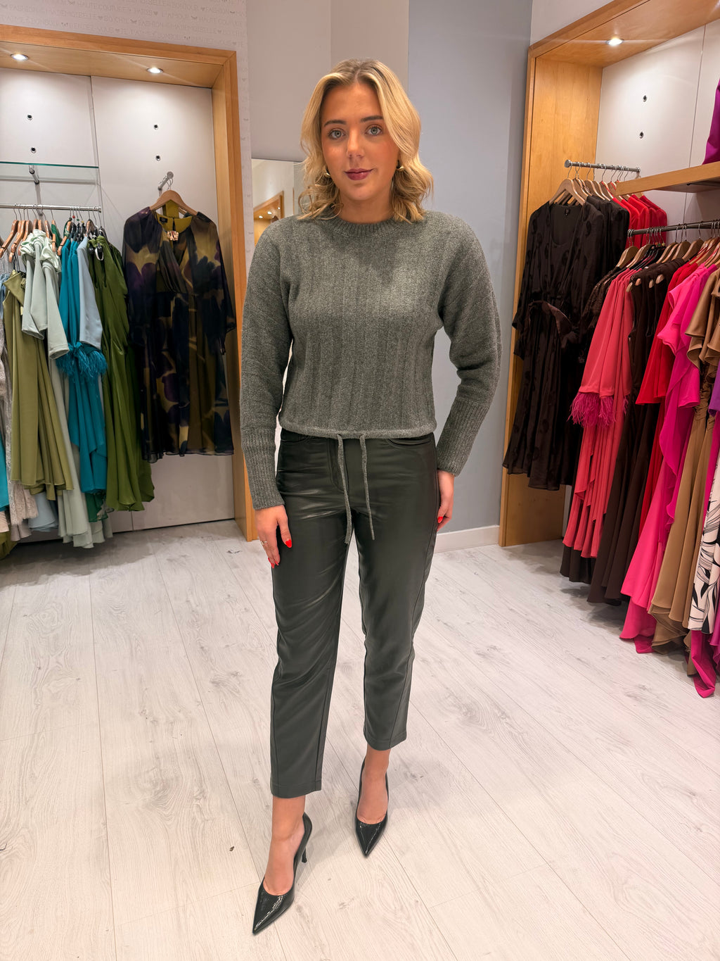 YAYA Grey Knit
