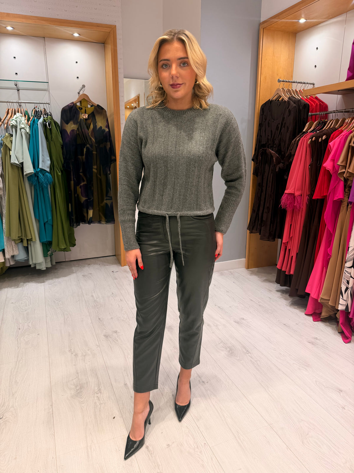 YAYA Grey Knit