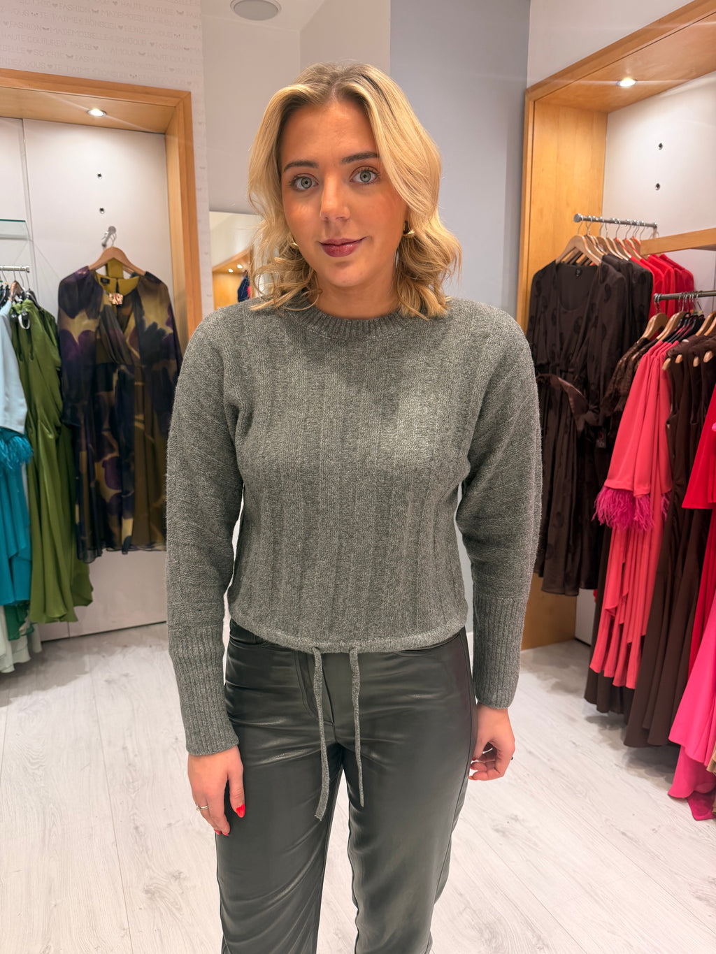 YAYA Grey Knit