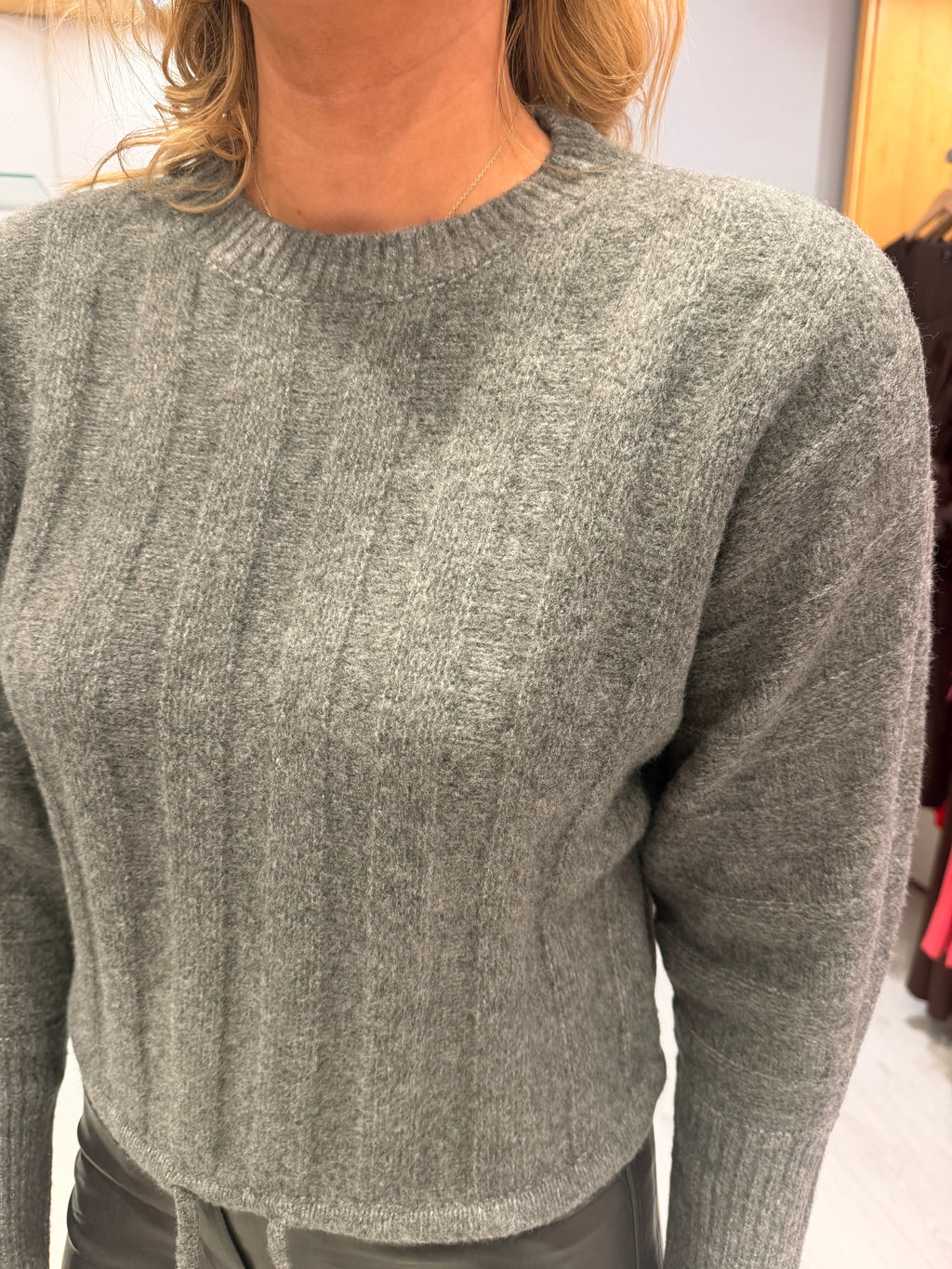 YAYA Grey Knit