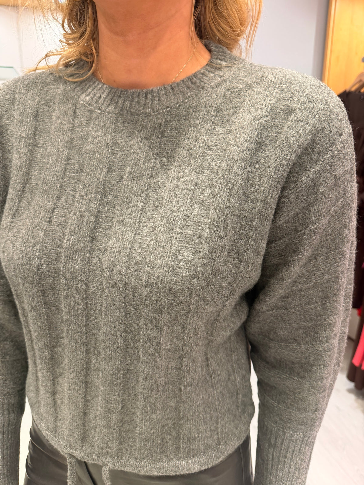 YAYA Grey Knit