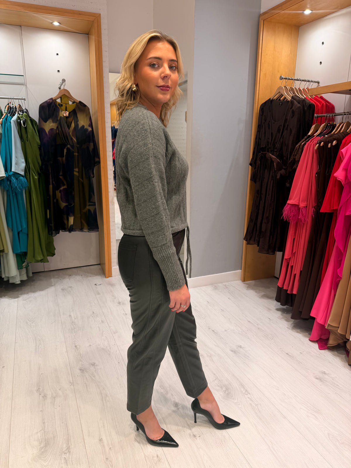 YAYA Grey Knit