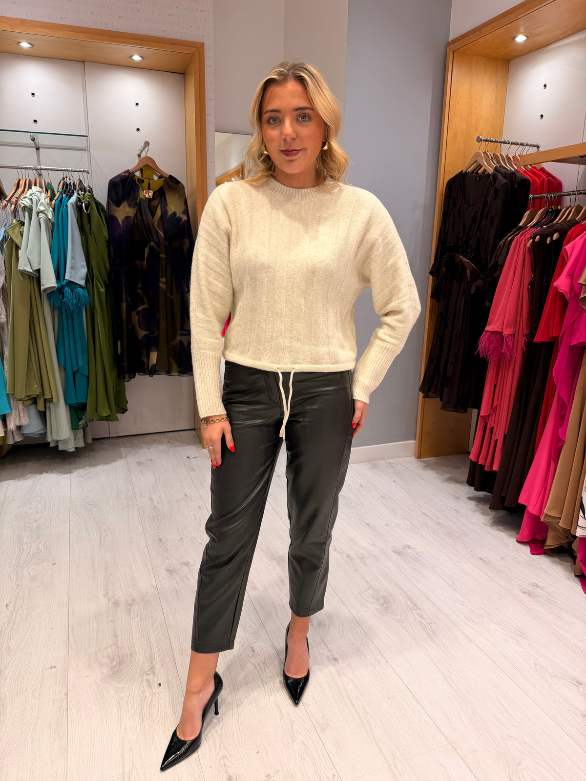 Yaya Cream Soft Knit