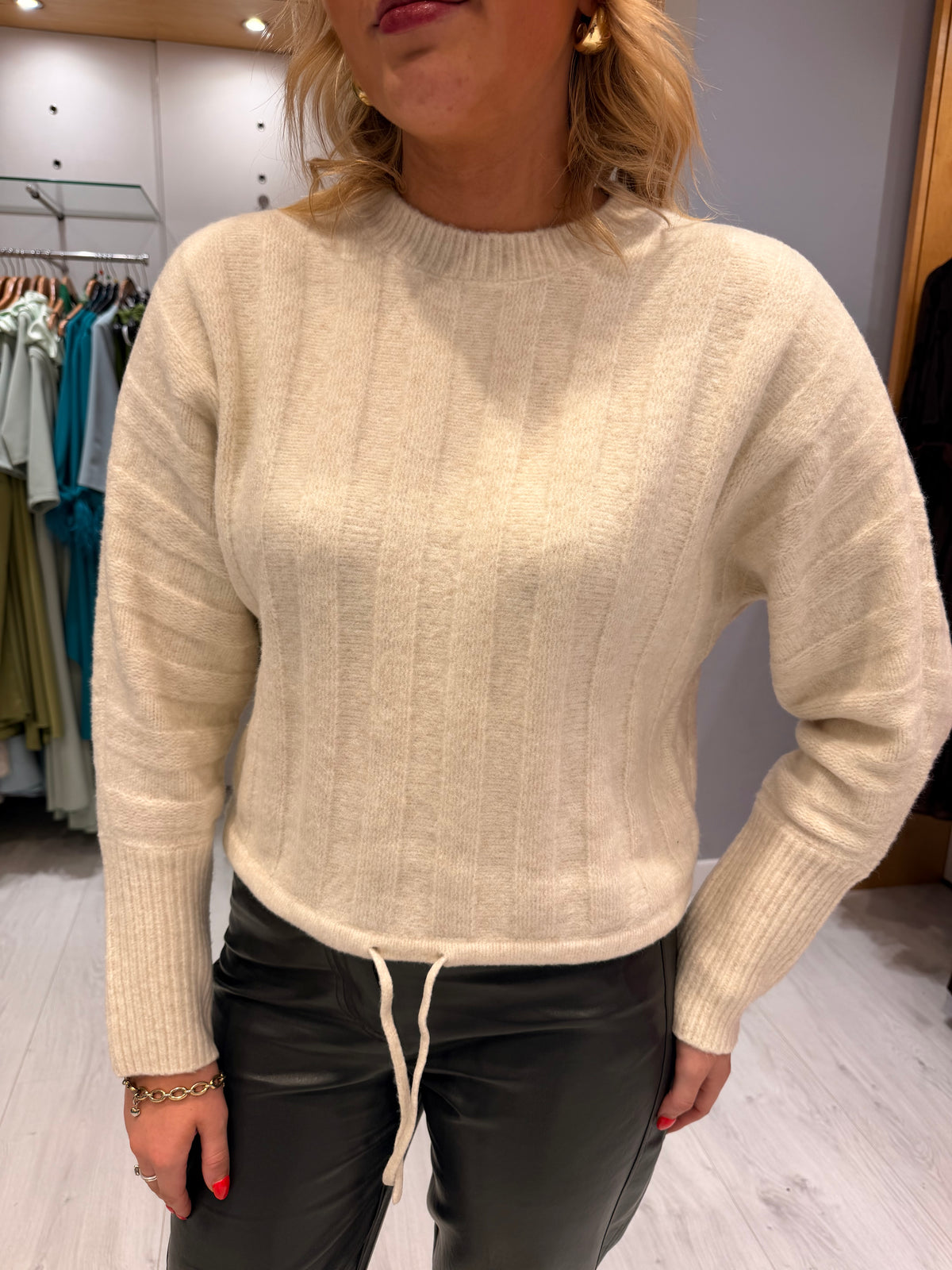 Yaya Cream Soft Knit