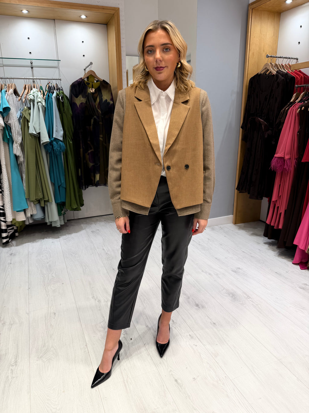 Yaya Beige Blazer