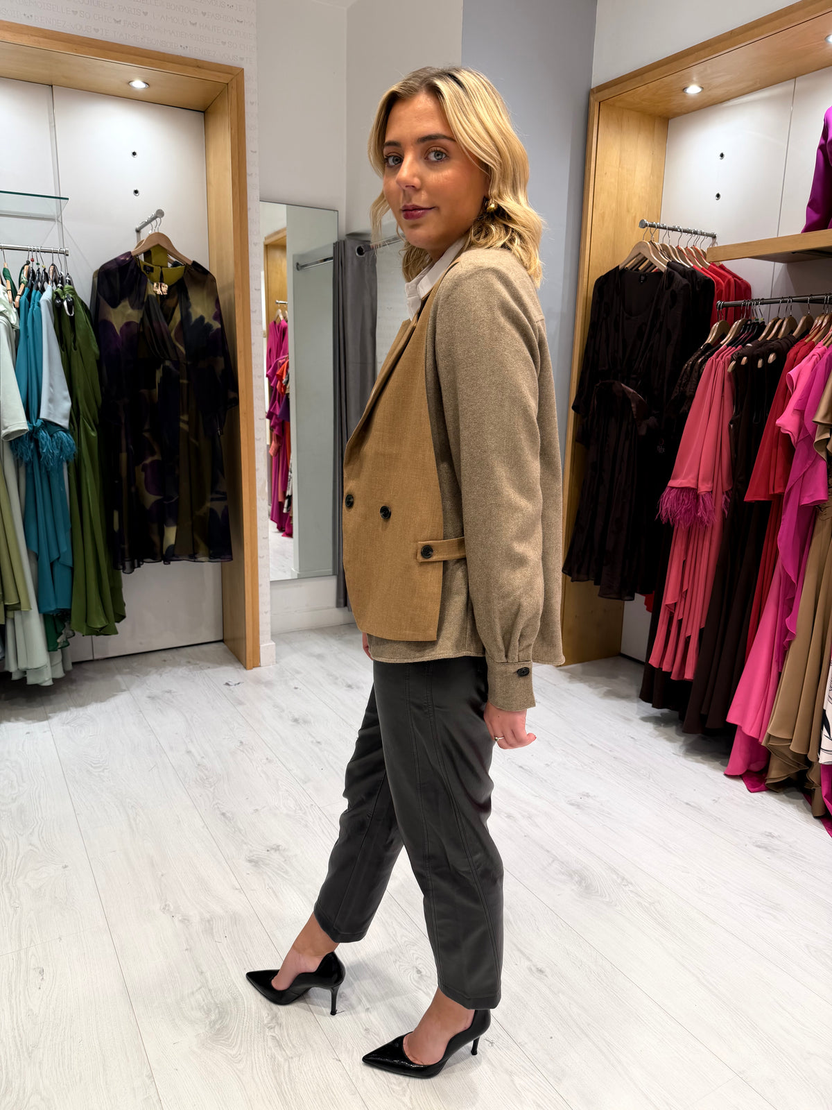 Yaya Beige Blazer