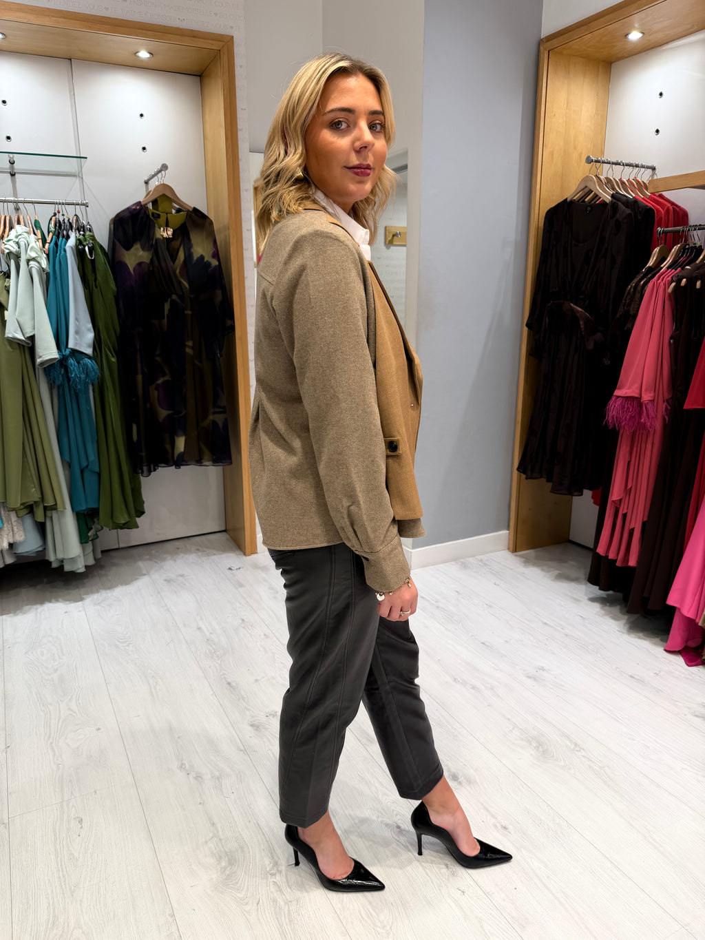 Yaya Beige Blazer