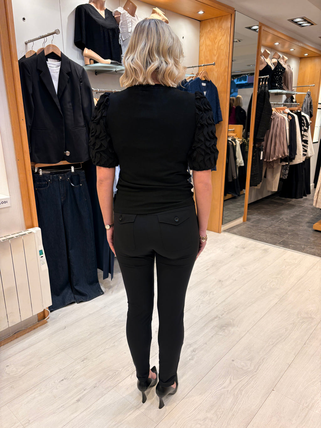 Me & Co Black Penny Pants Full Length