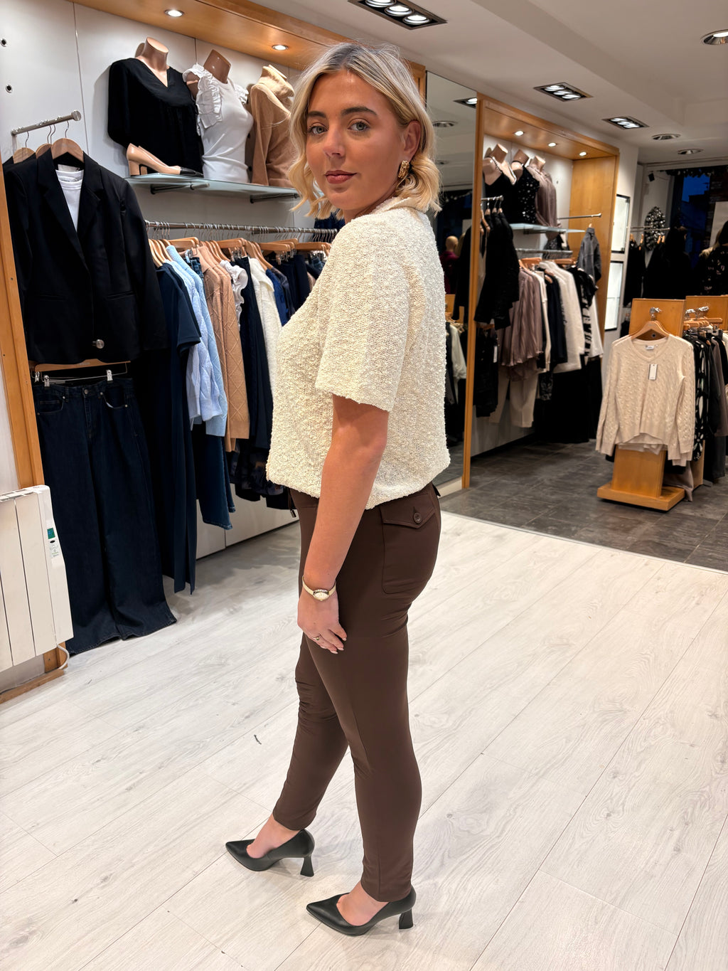 Me & Co Chocolate Penny Pants Full Length