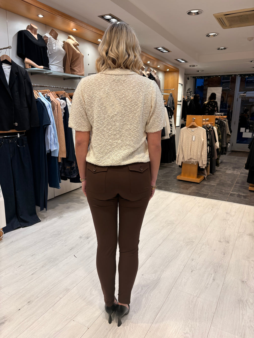Me & Co Chocolate Penny Pants Full Length
