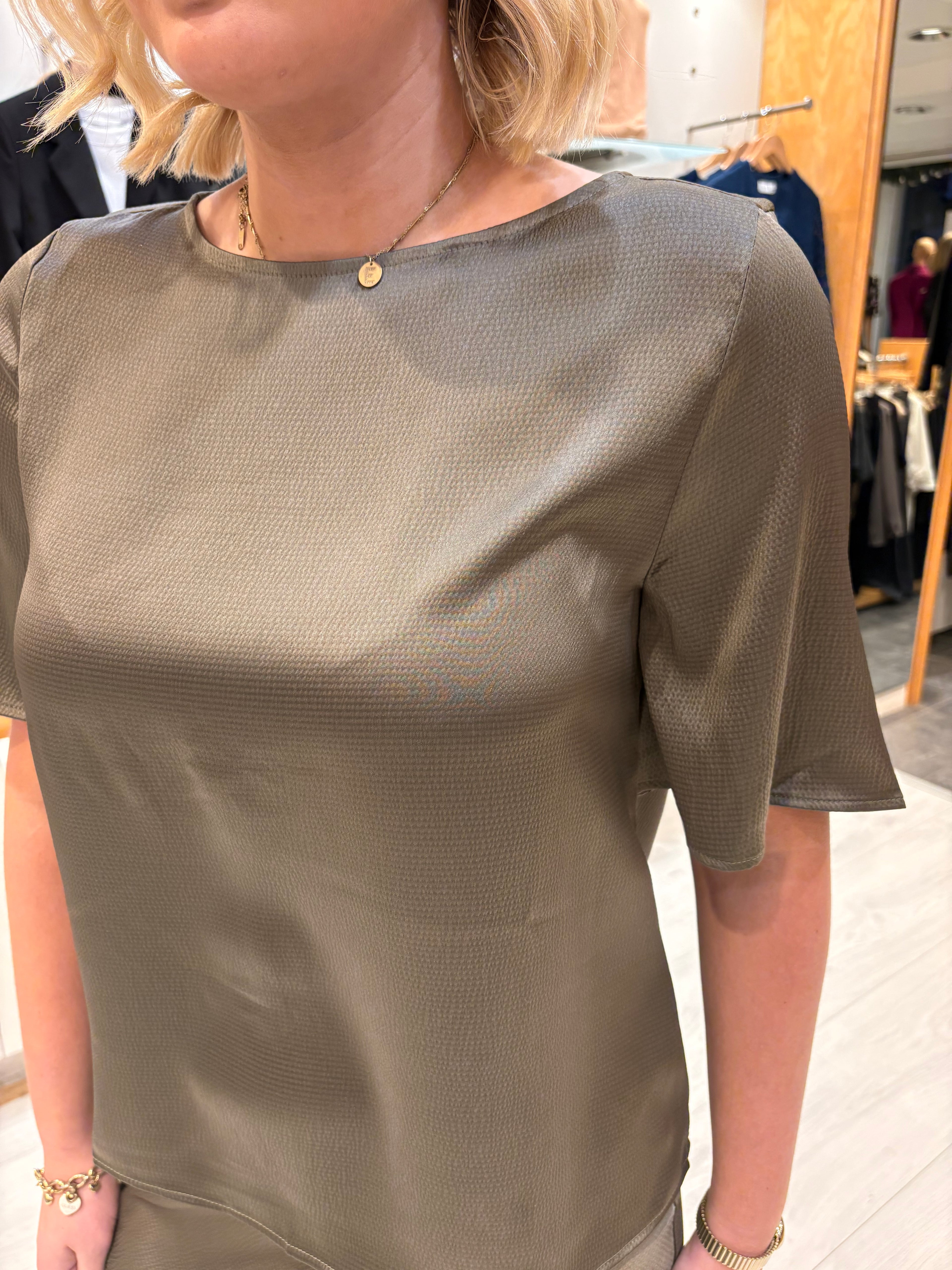 Kaffe Khaki Skirt