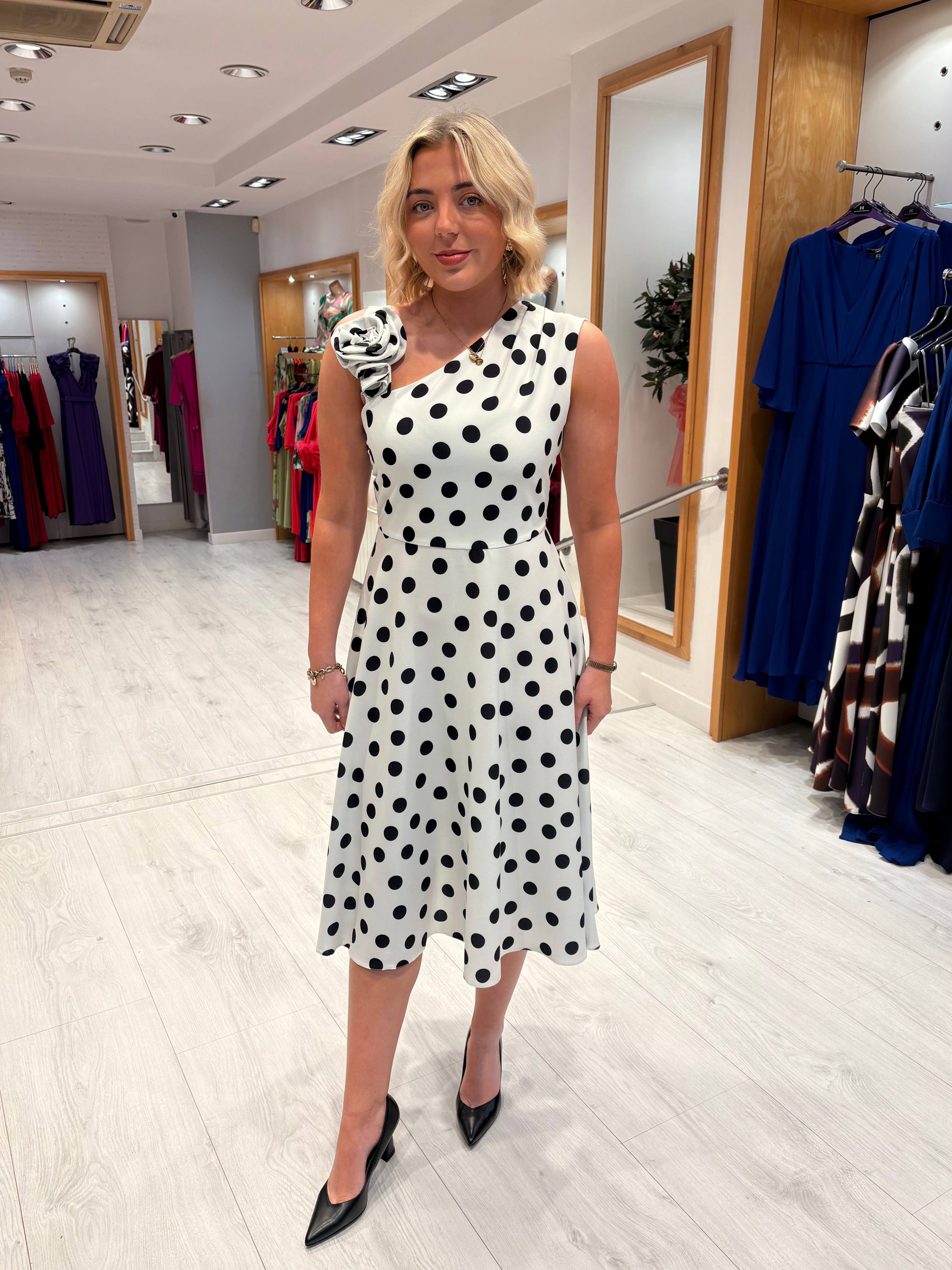 Casting Polka Dot Dress
