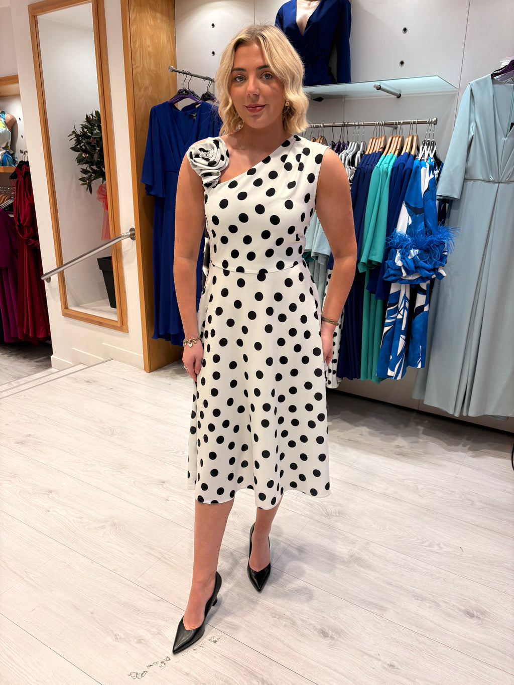 Casting Polka Dot Dress