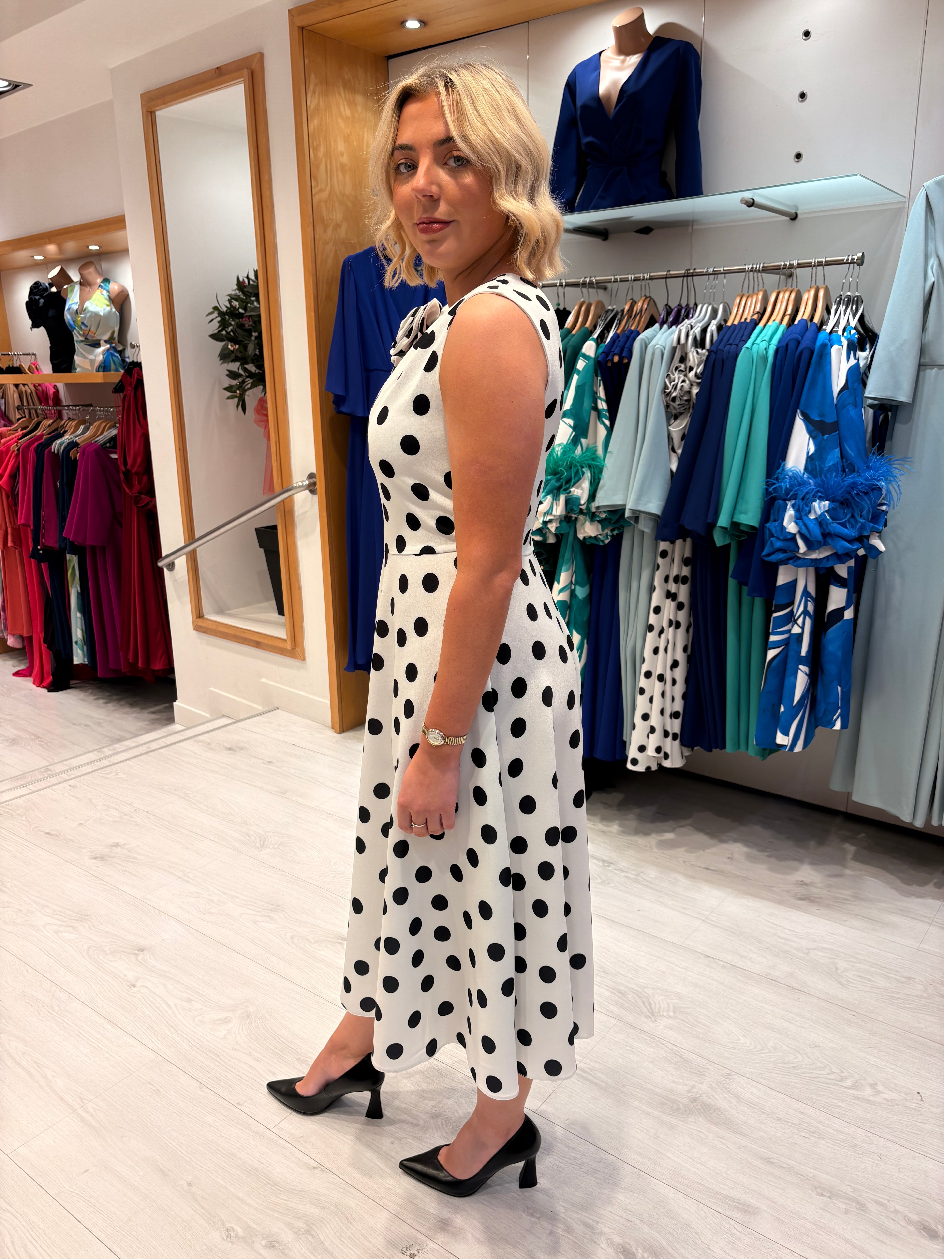 Casting Polka Dot Dress