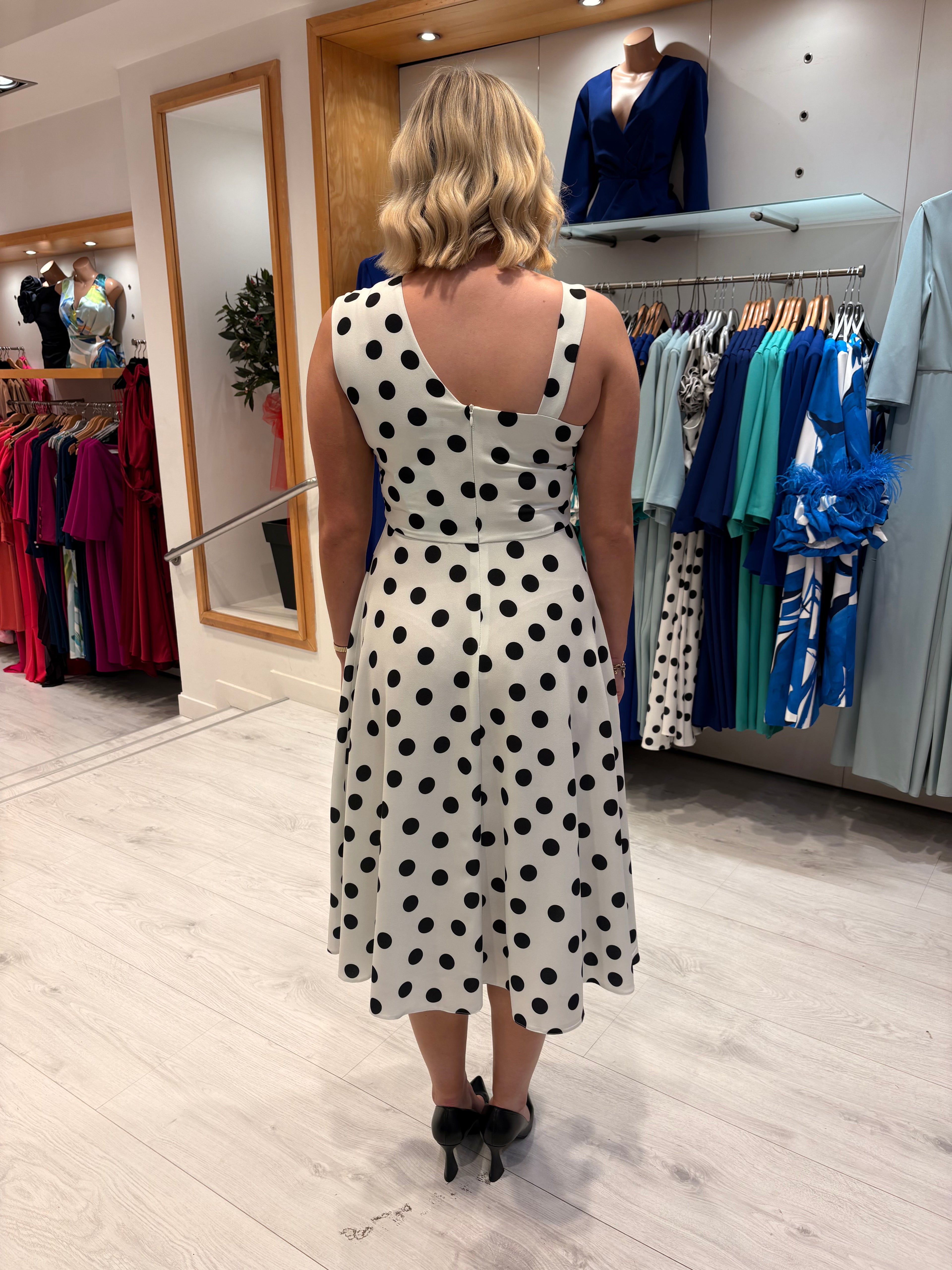 Casting Polka Dot Dress