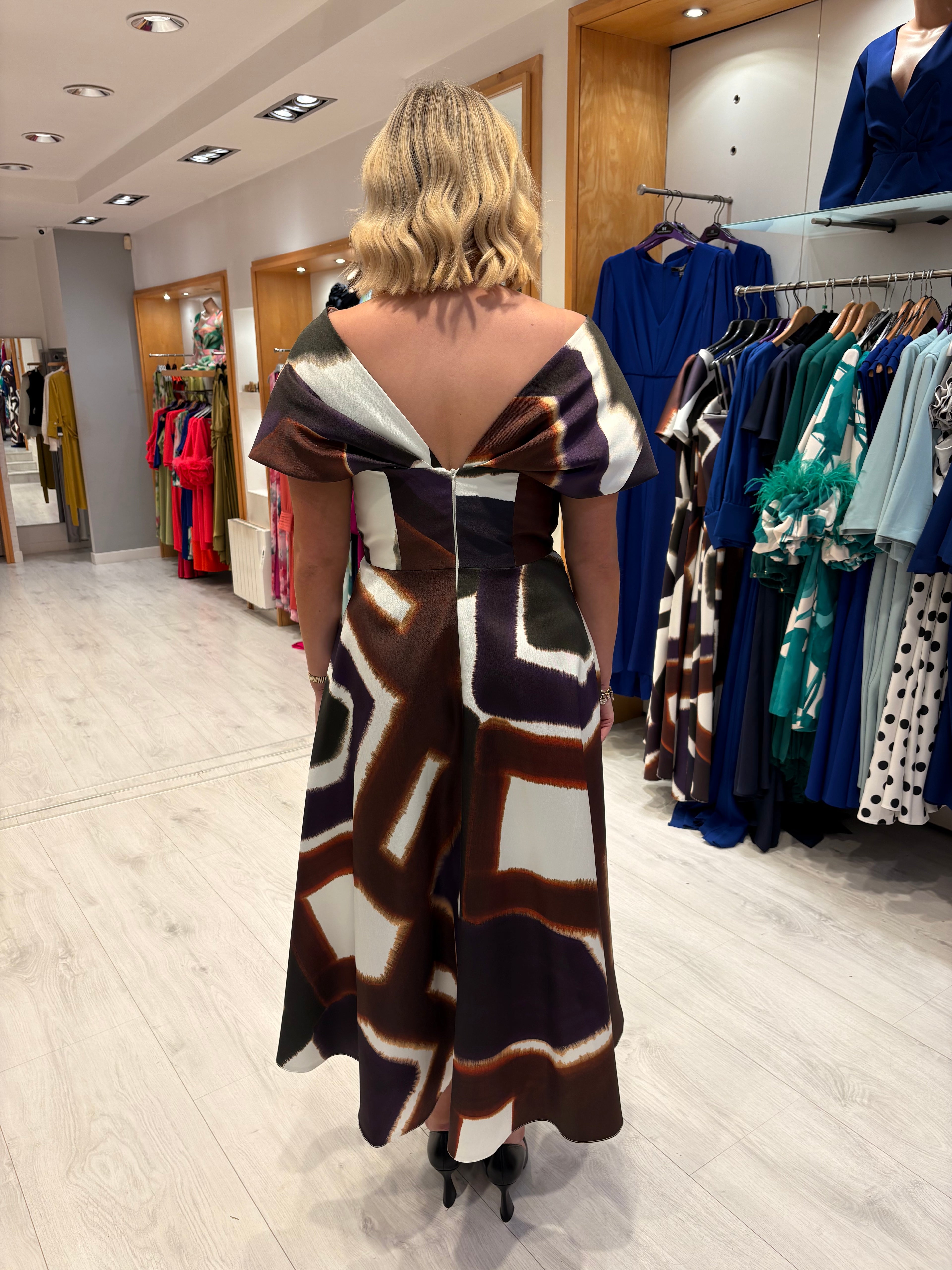 Carla Ruiz Off The Shoulder Dress