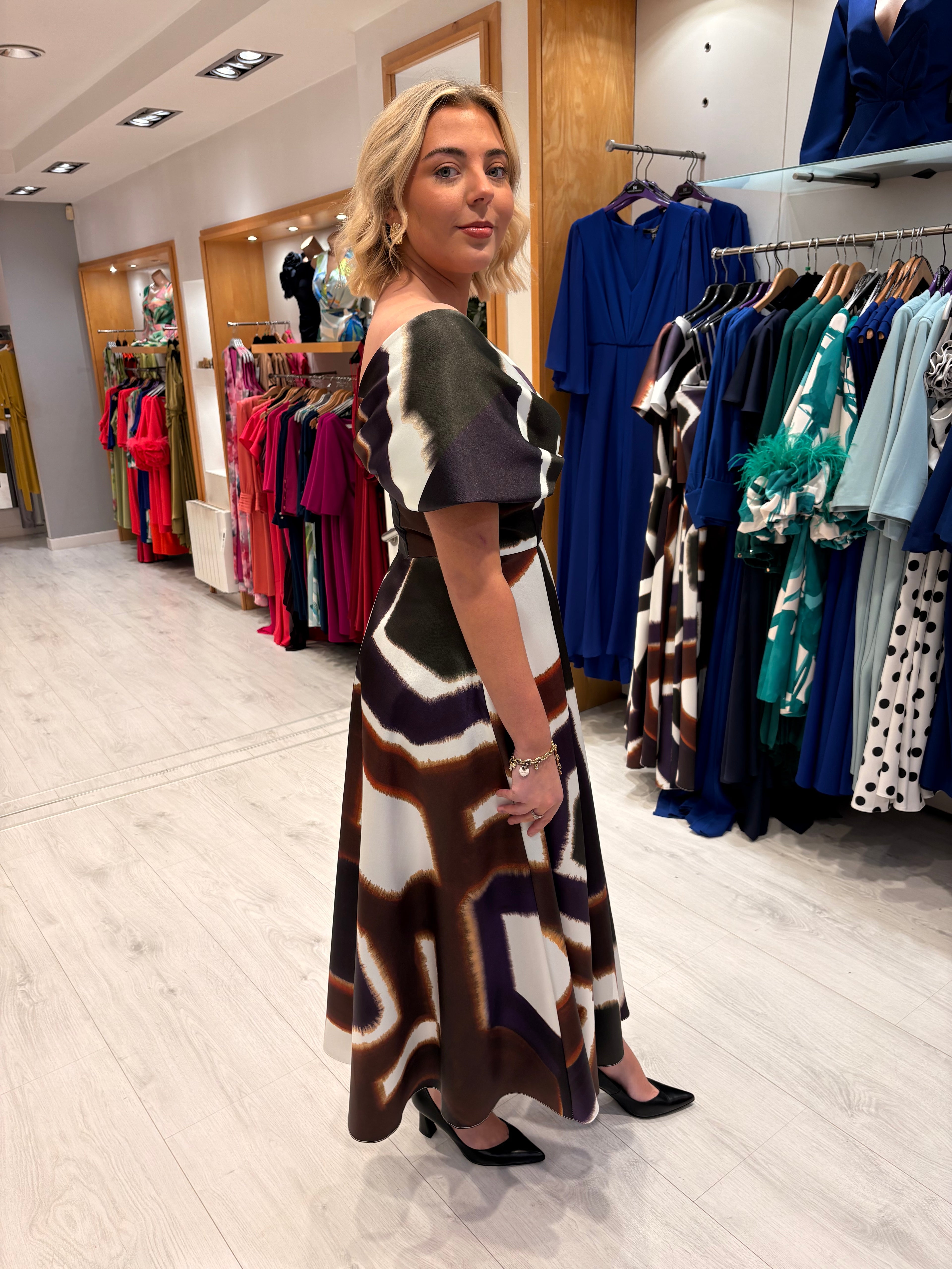 Carla Ruiz Off The Shoulder Dress