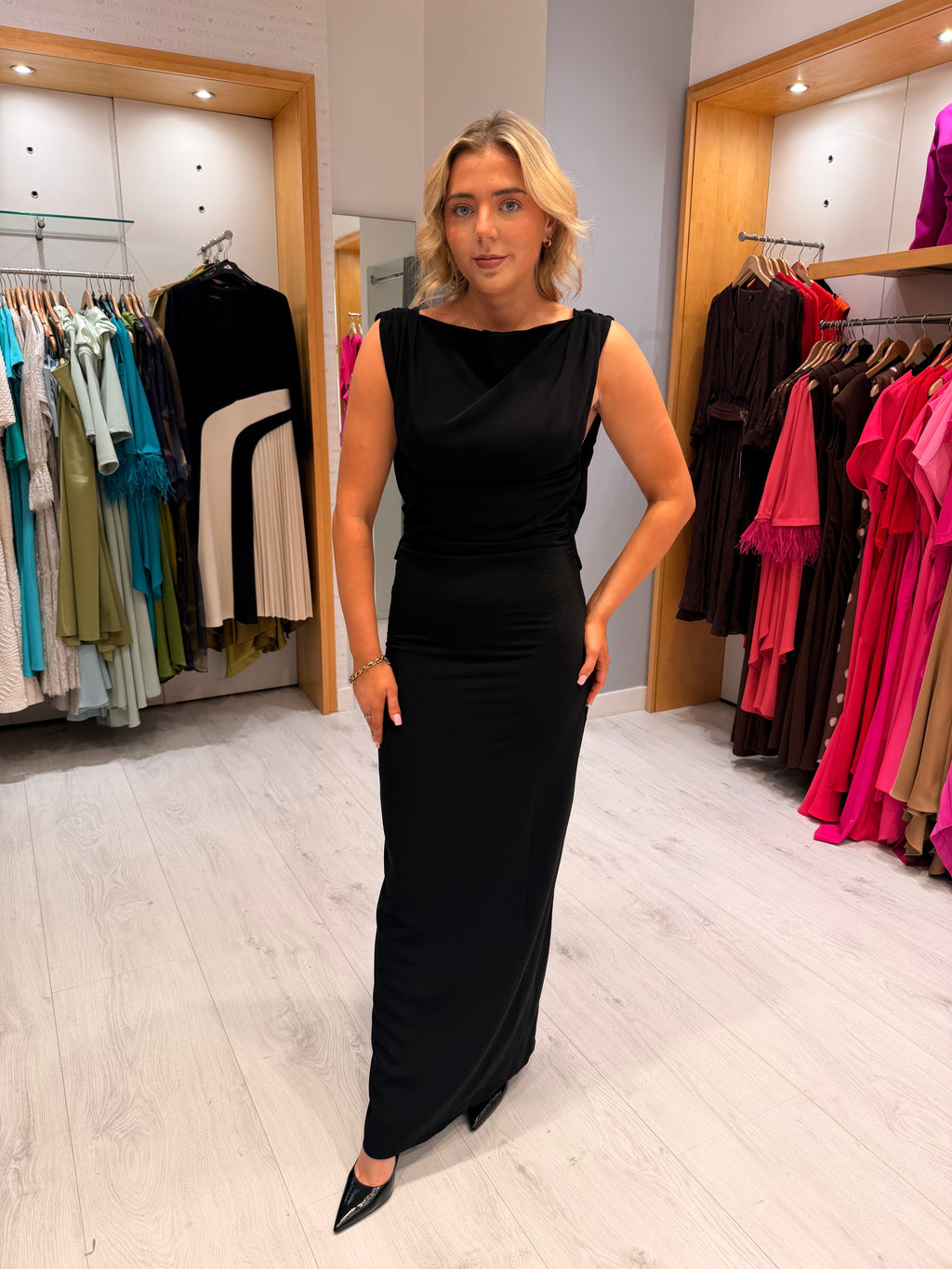 My Essential Wardrobe Black Backless Dress
