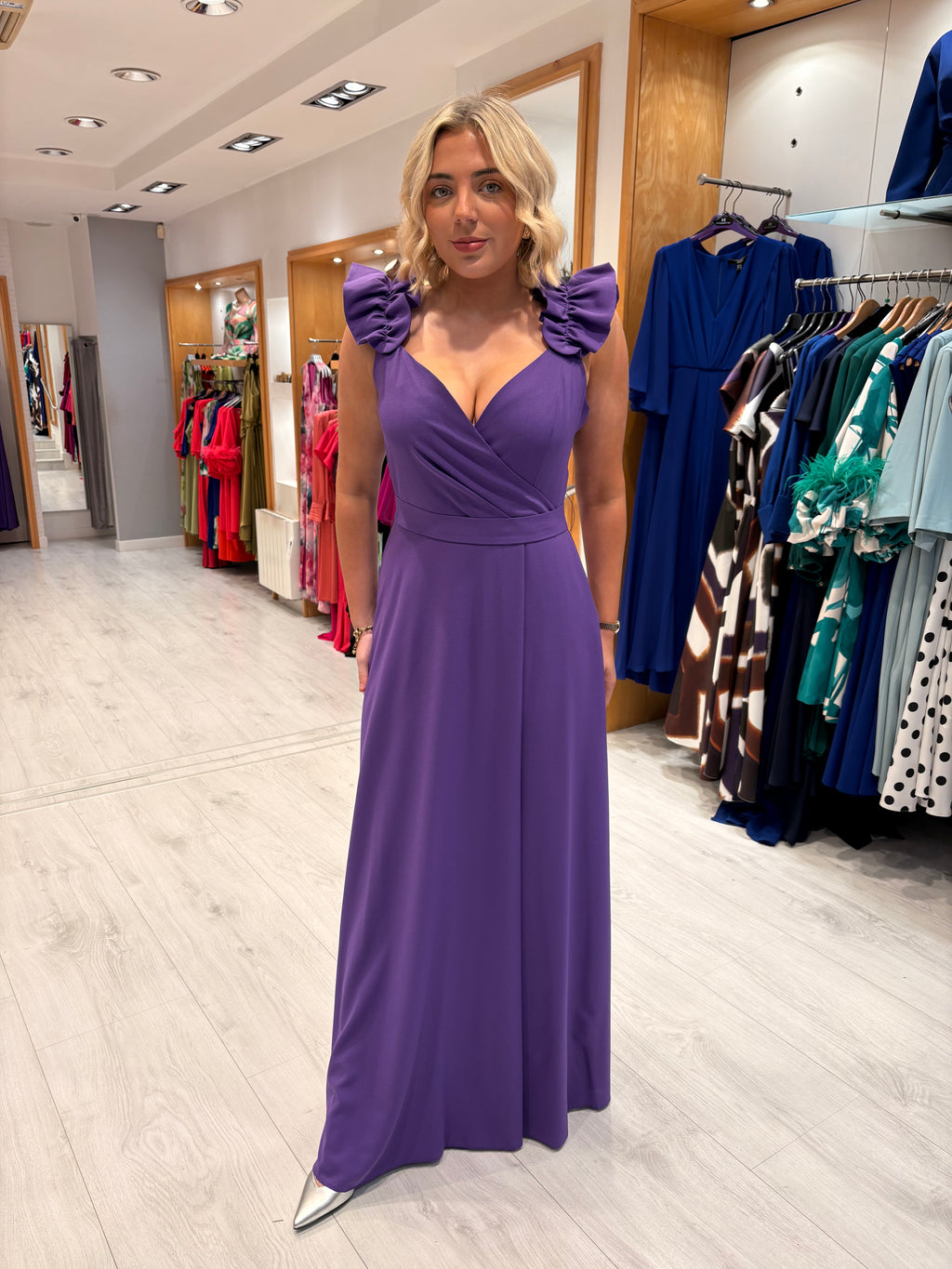 Moncho Heredia Violet Maxi Dress