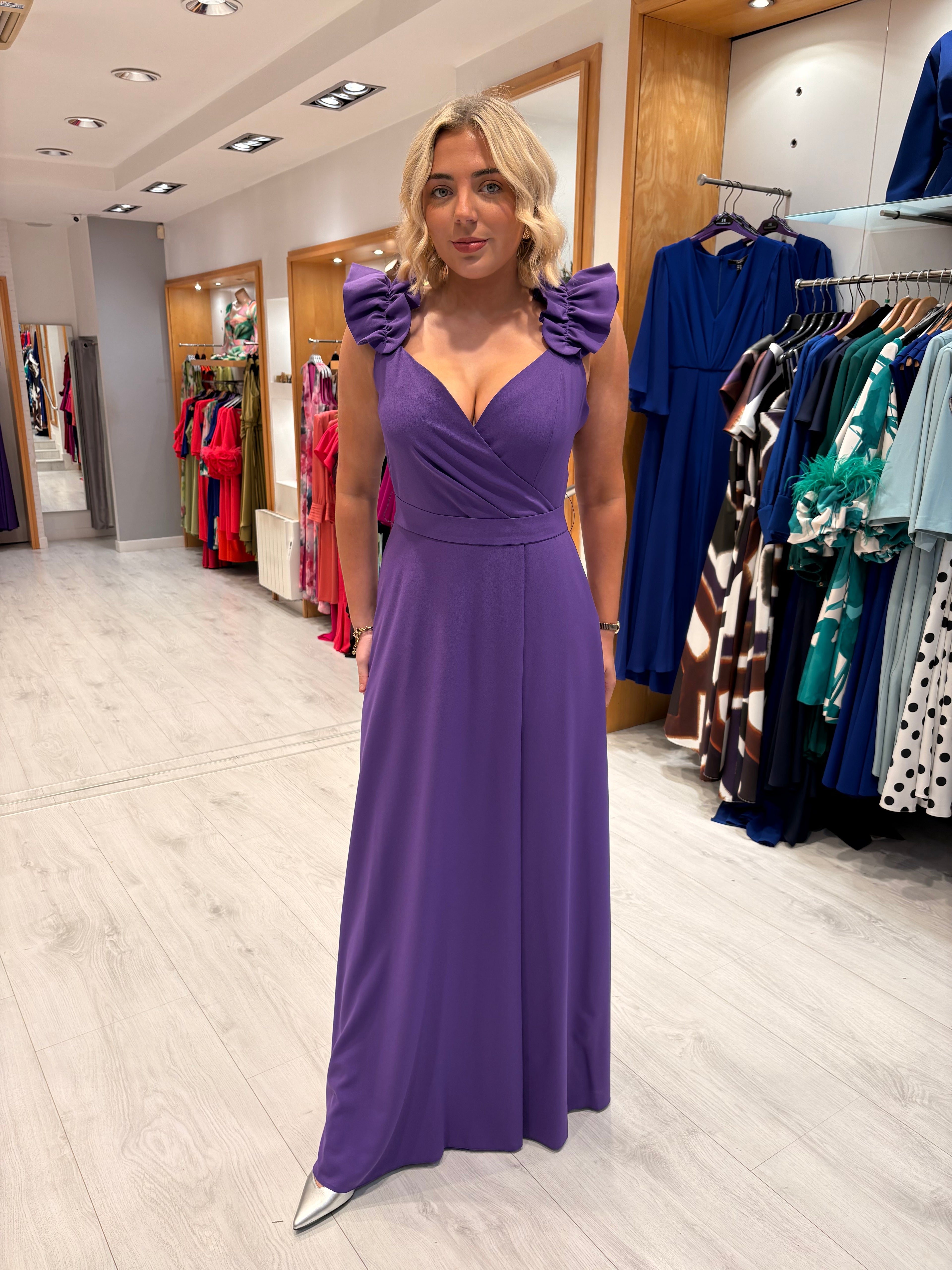 Moncho Heredia Violet Maxi Dress
