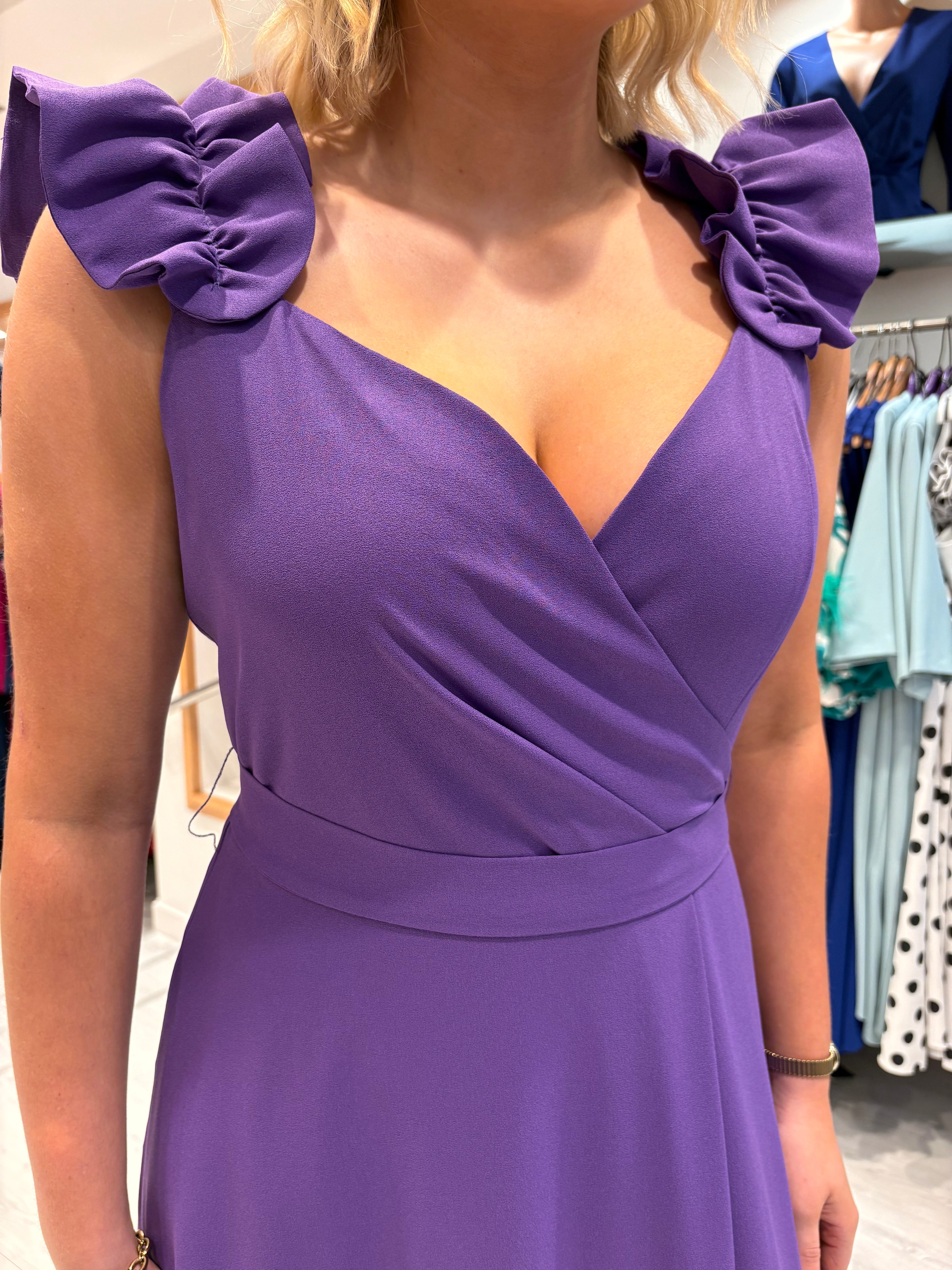 Moncho Heredia Violet Maxi Dress