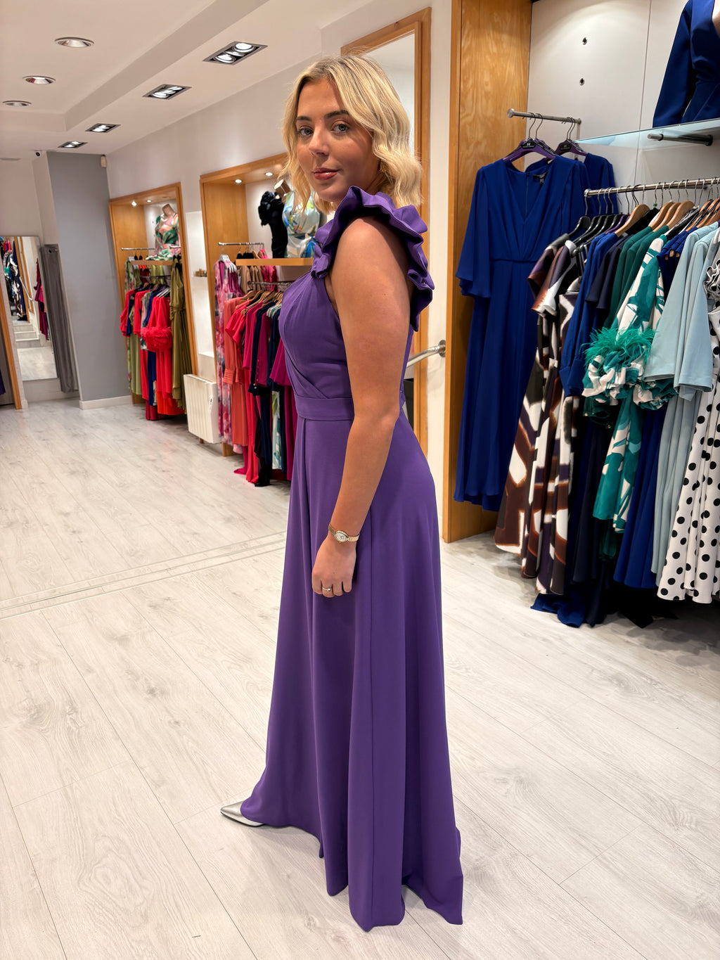 Moncho Heredia Violet Maxi Dress