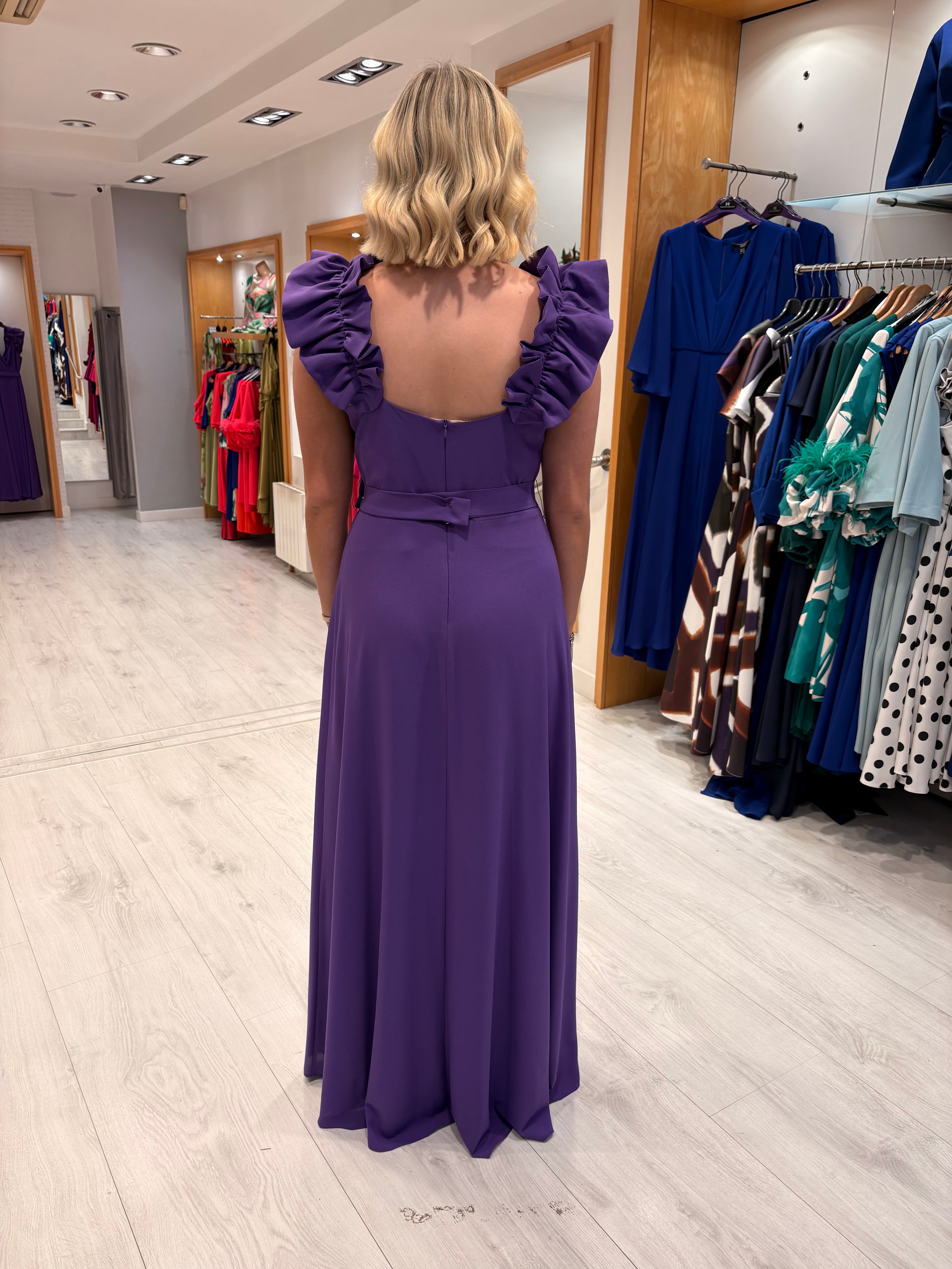 Moncho Heredia Violet Maxi Dress