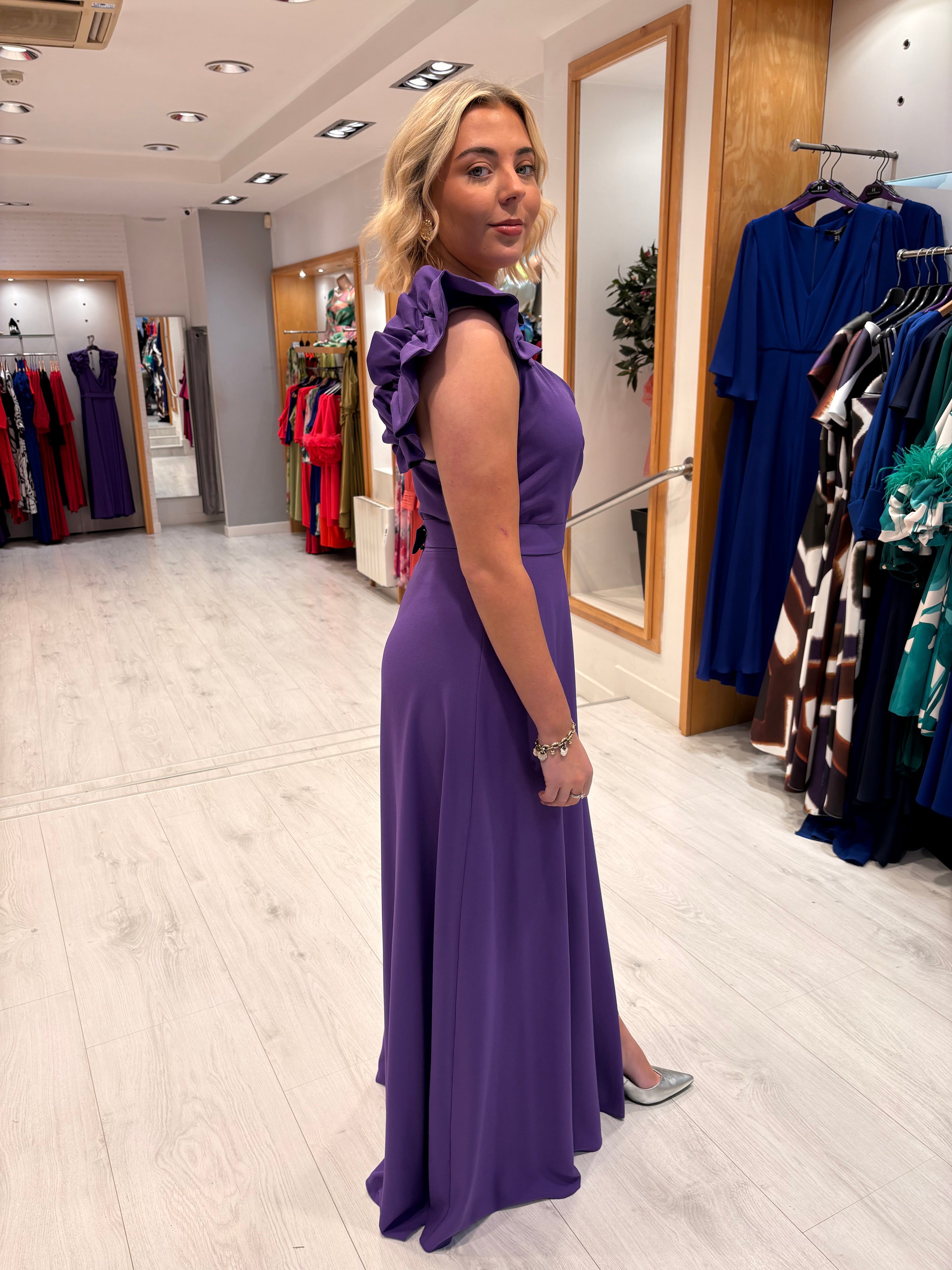 Moncho Heredia Violet Maxi Dress