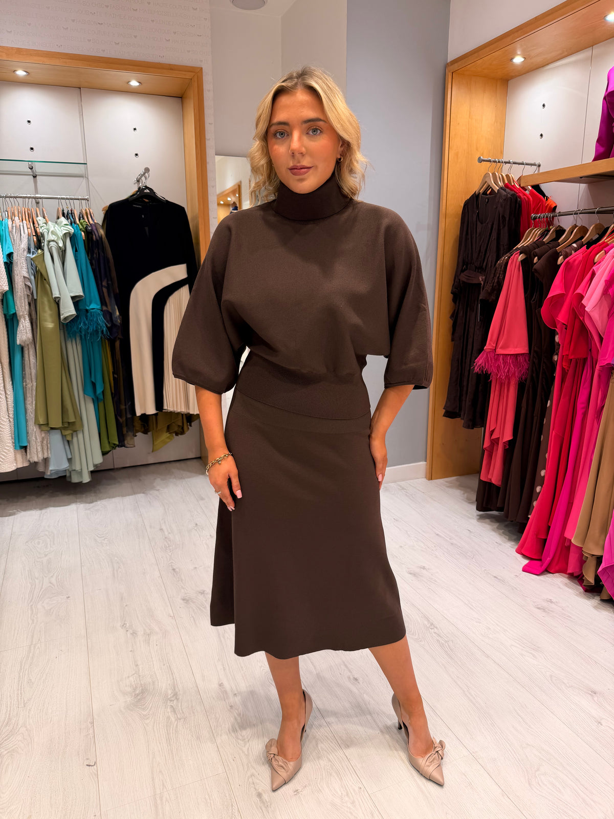 Saint Tropez Brown Co-Ord