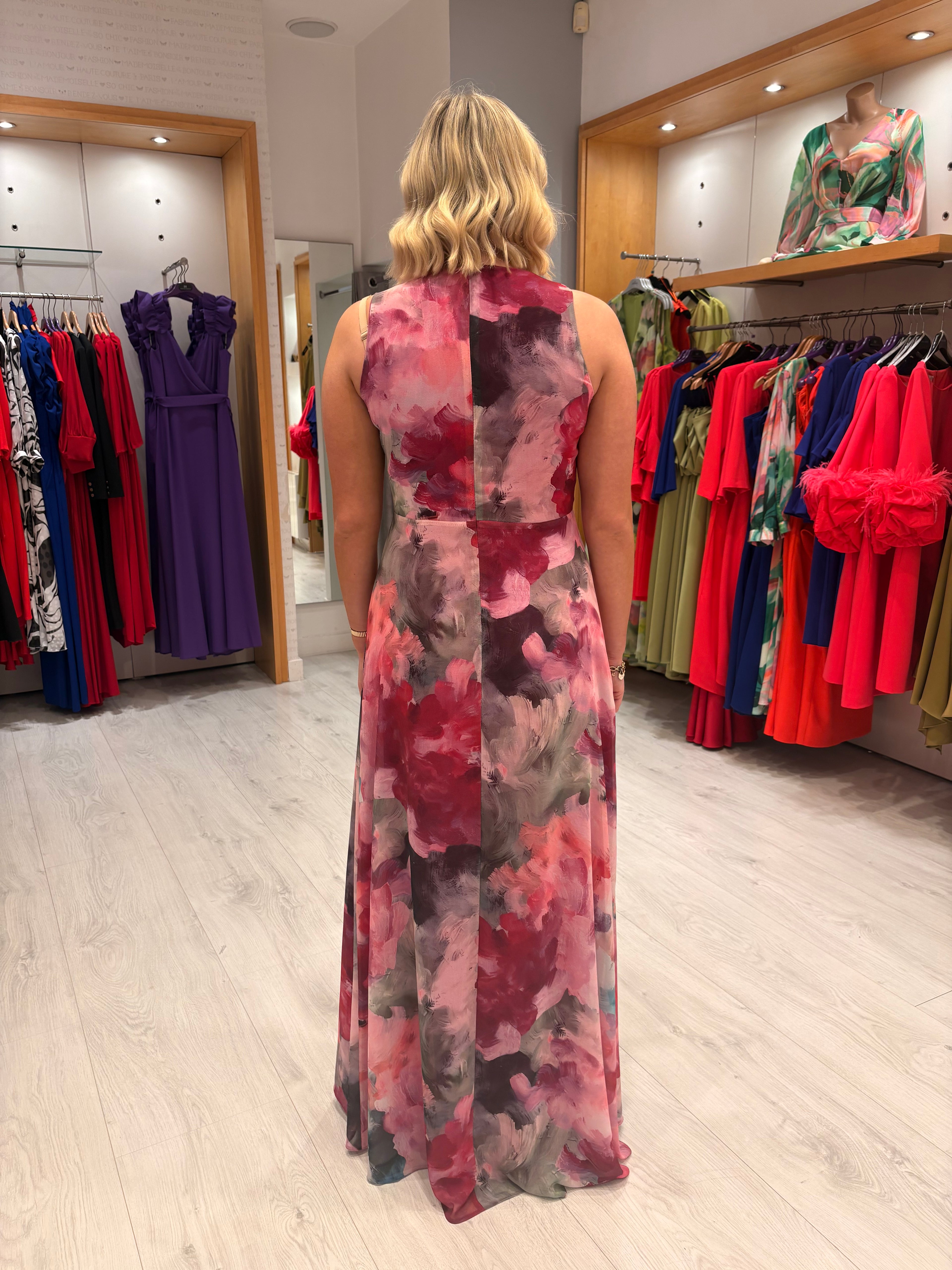Casting Pink Floral Dress