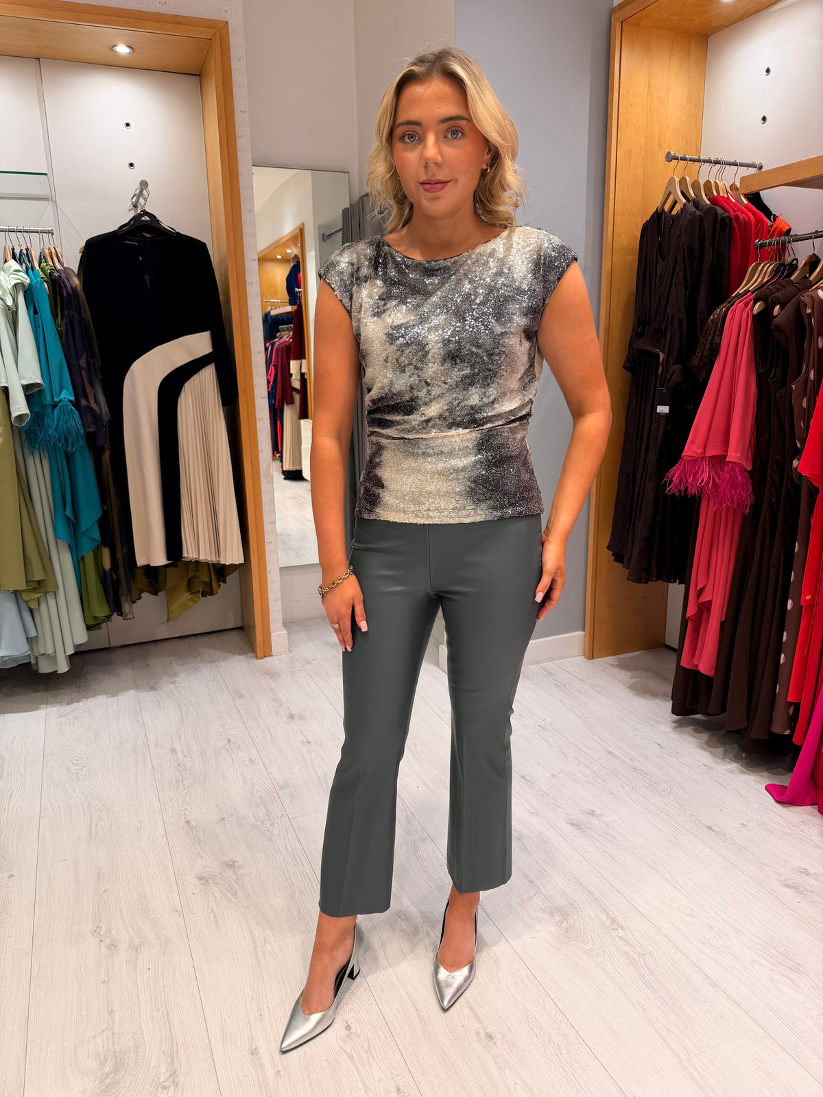 Soaked Sequin Top