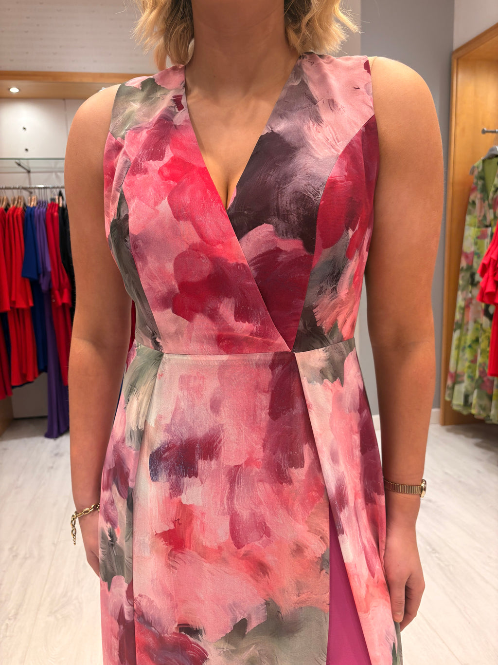 Casting Pink Floral Dress