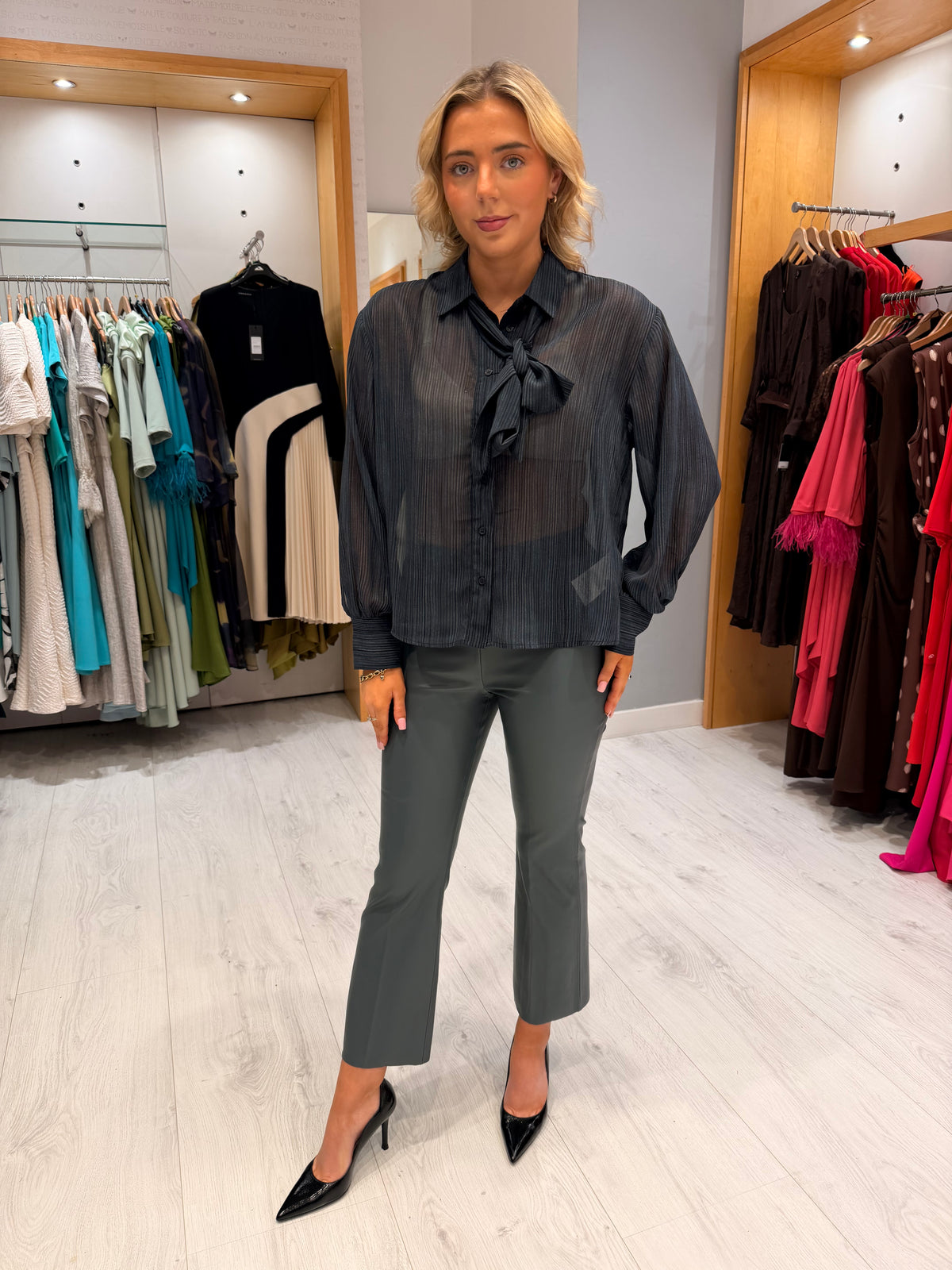 Kaffe Bow Blouse
