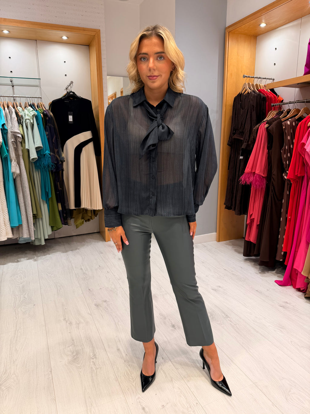 Kaffe Bow Blouse