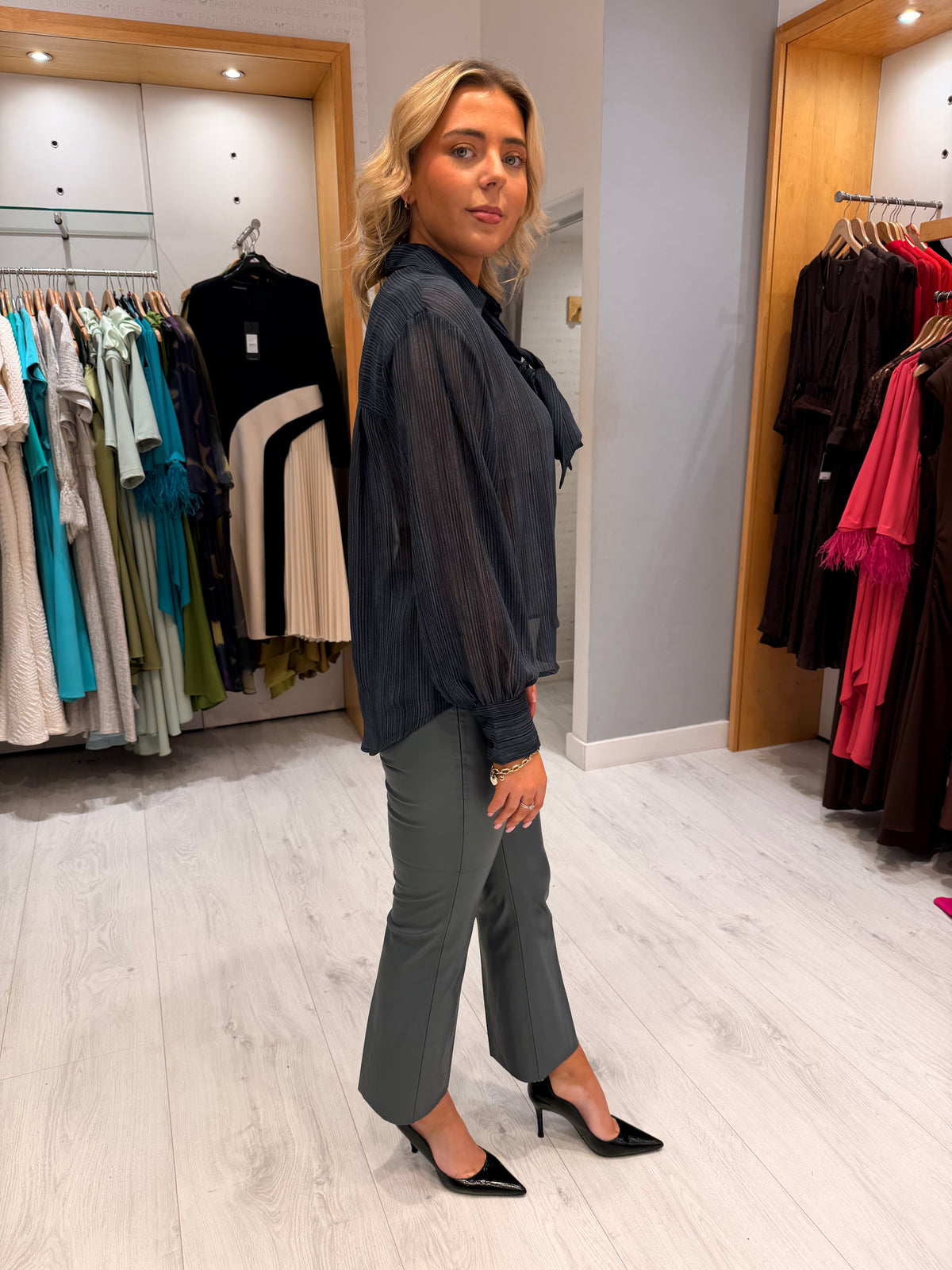 Kaffe Bow Blouse