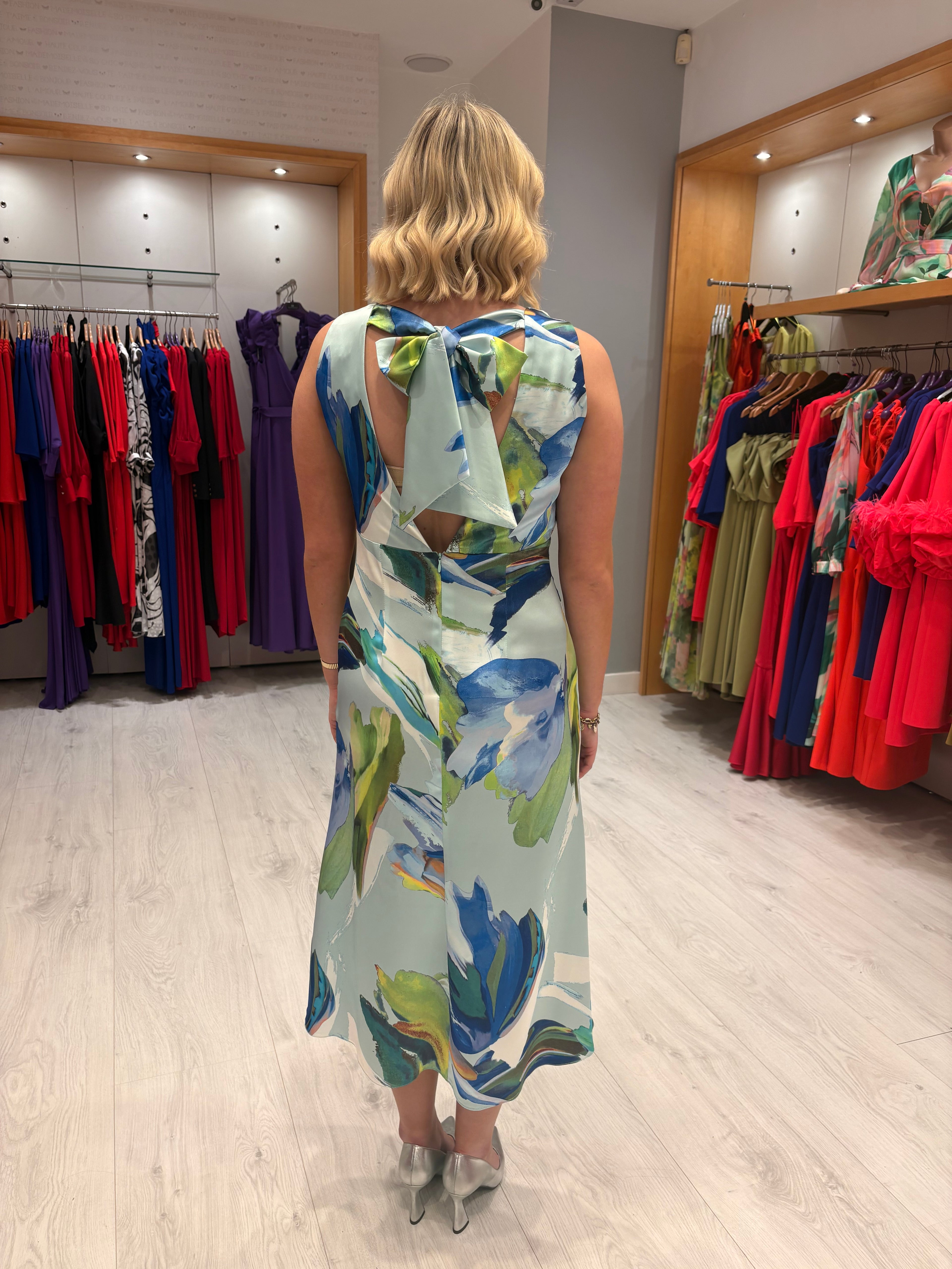 Casting Blue Floral Dress