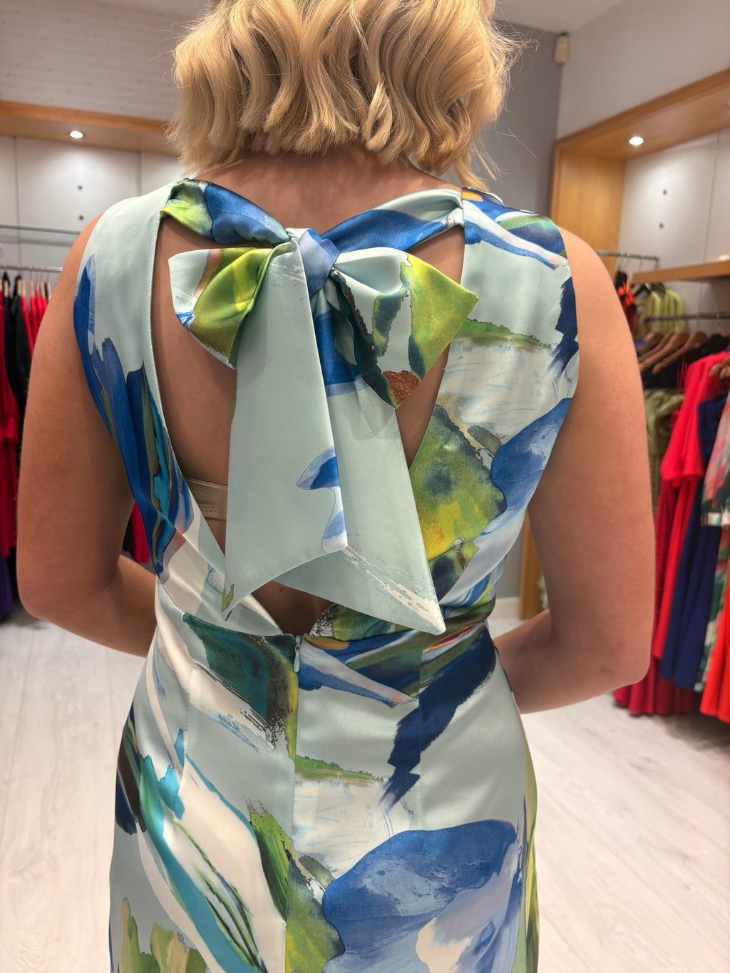 Casting Blue Floral Dress