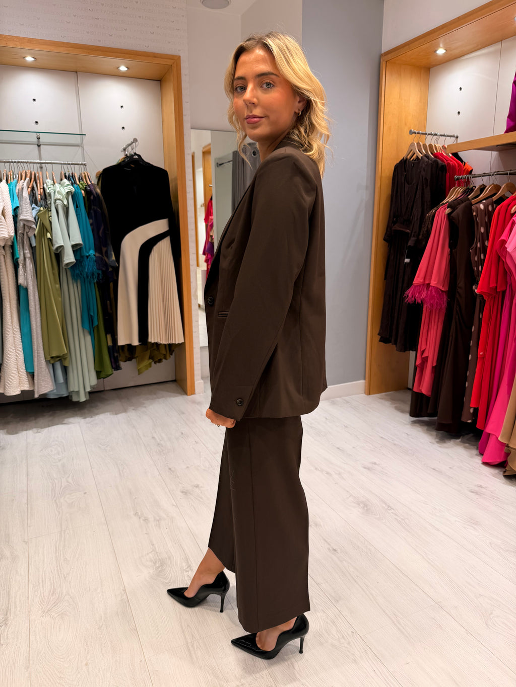 Soaked Chocolate  Blazer