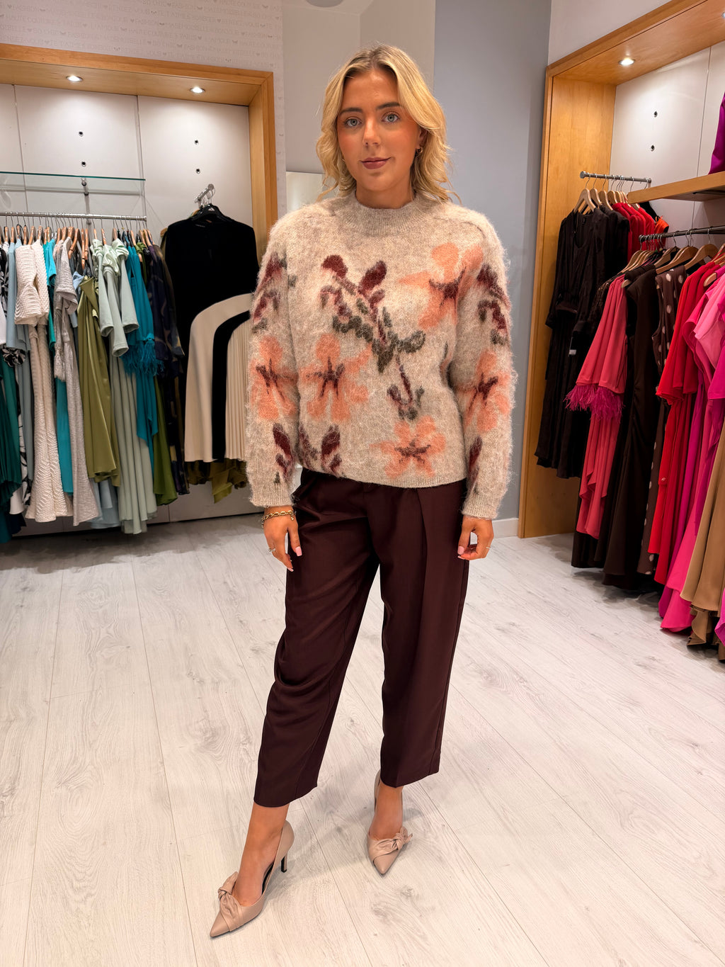 St Tropez Floral Knit