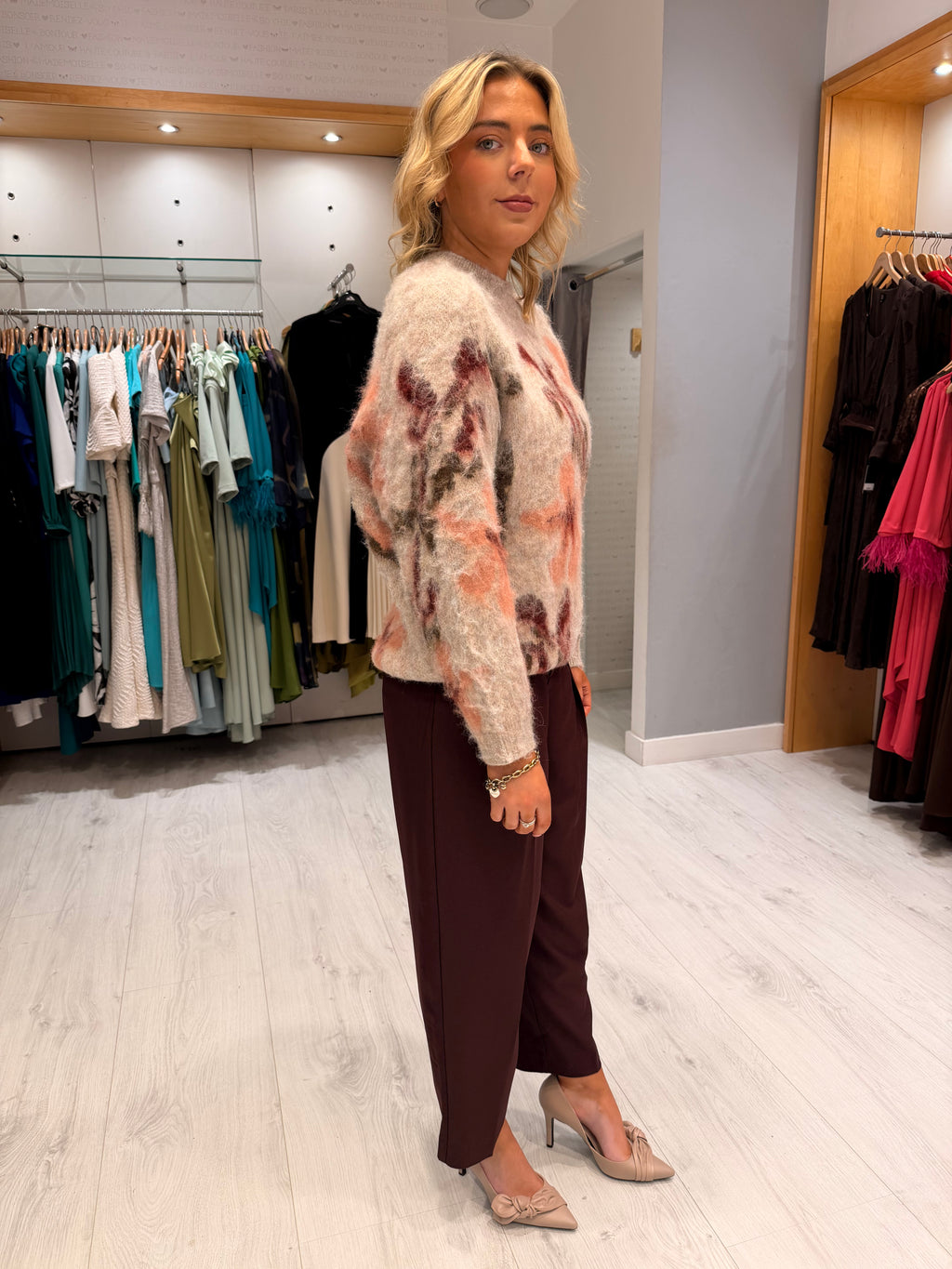 St Tropez Floral Knit
