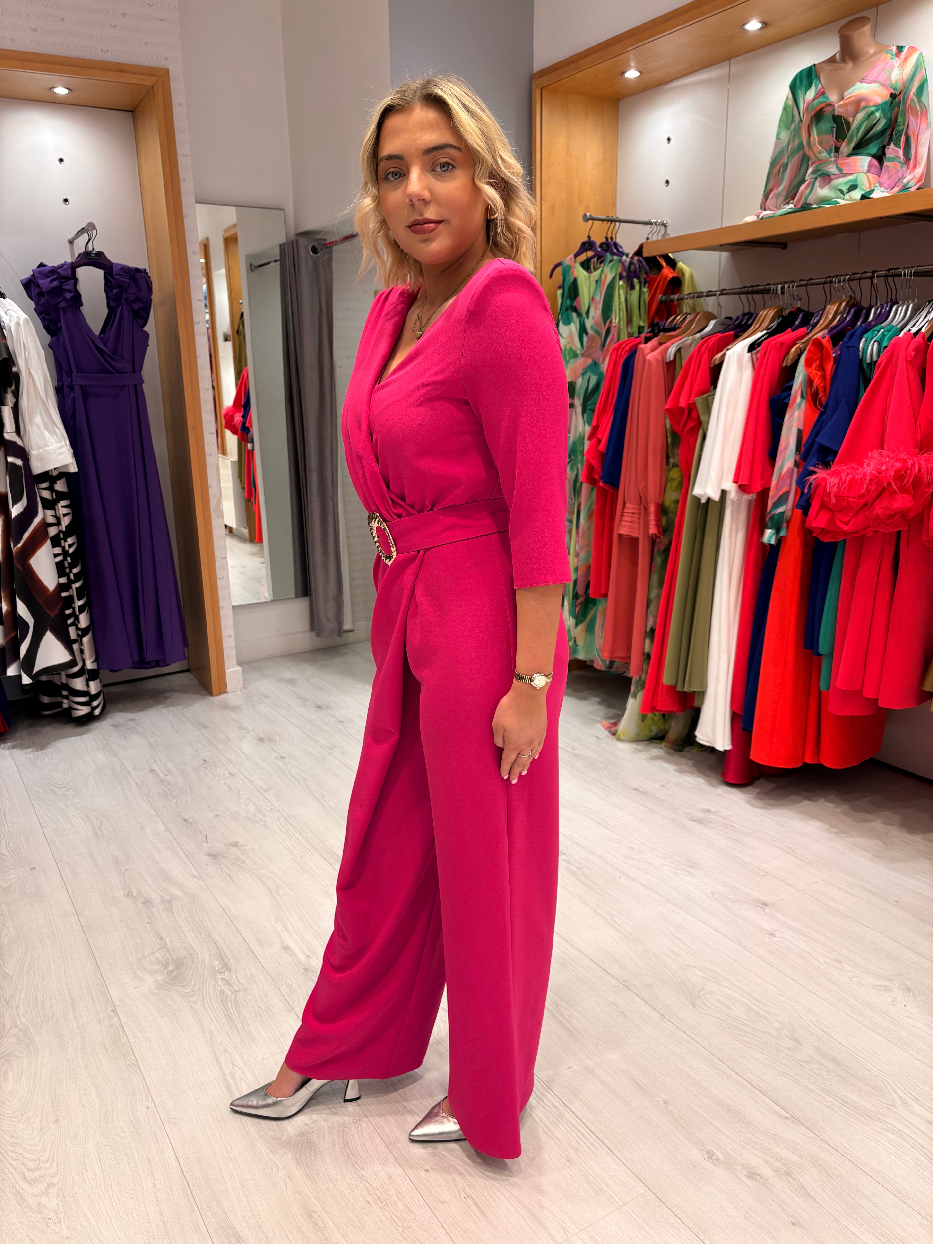 Casting Fucshia Jumpsuit