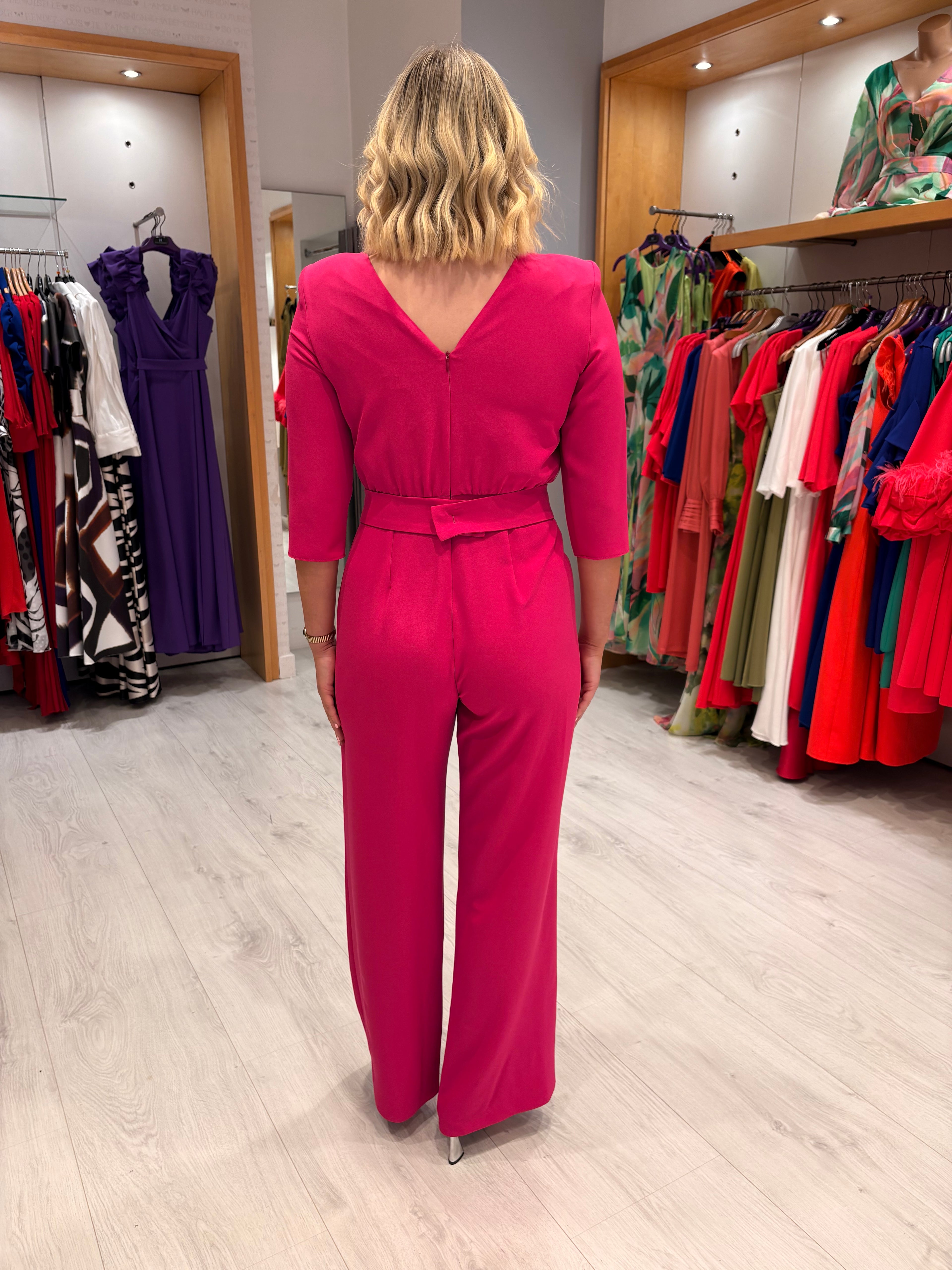Casting Fucshia Jumpsuit