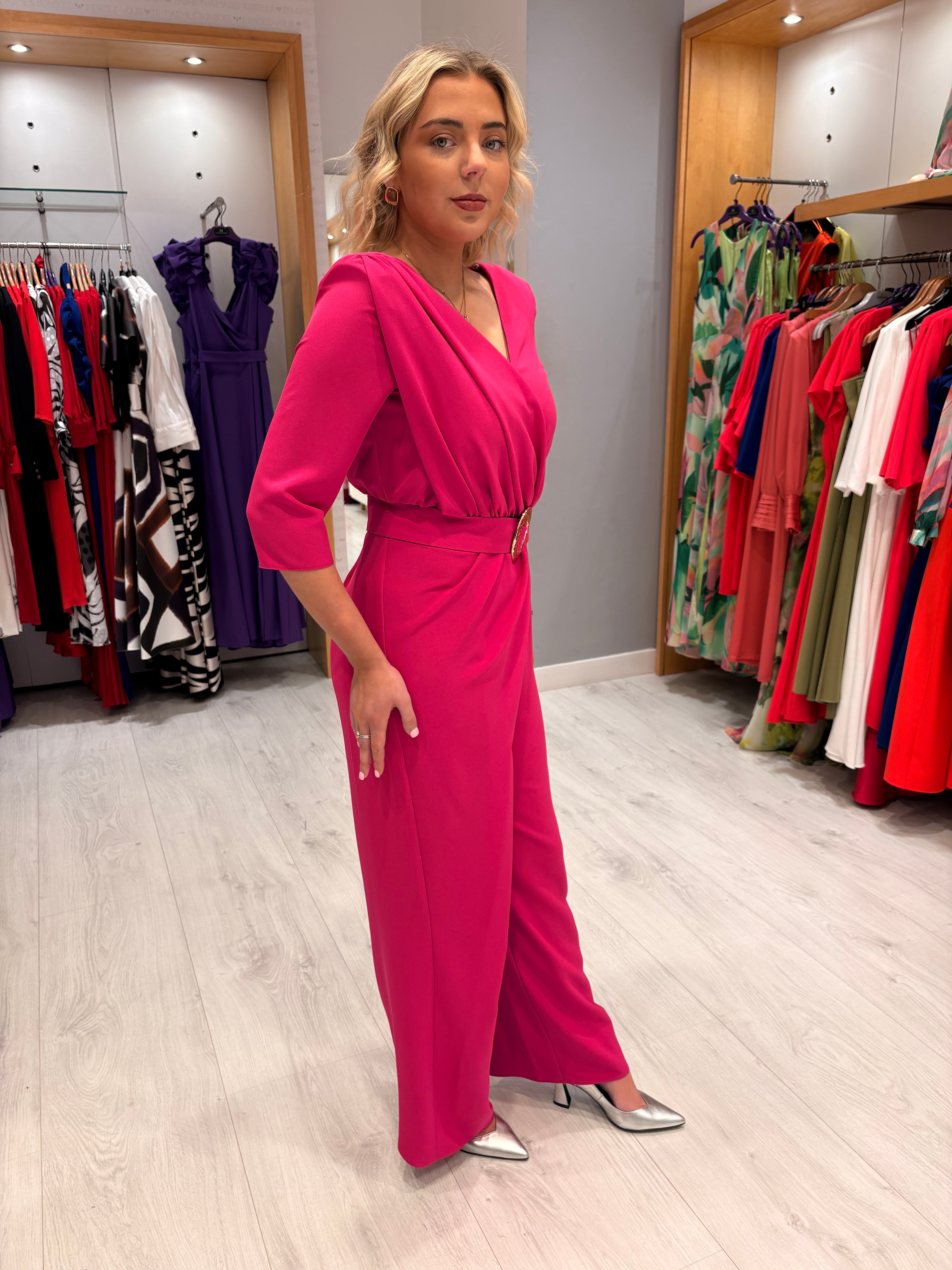 Casting Fucshia Jumpsuit
