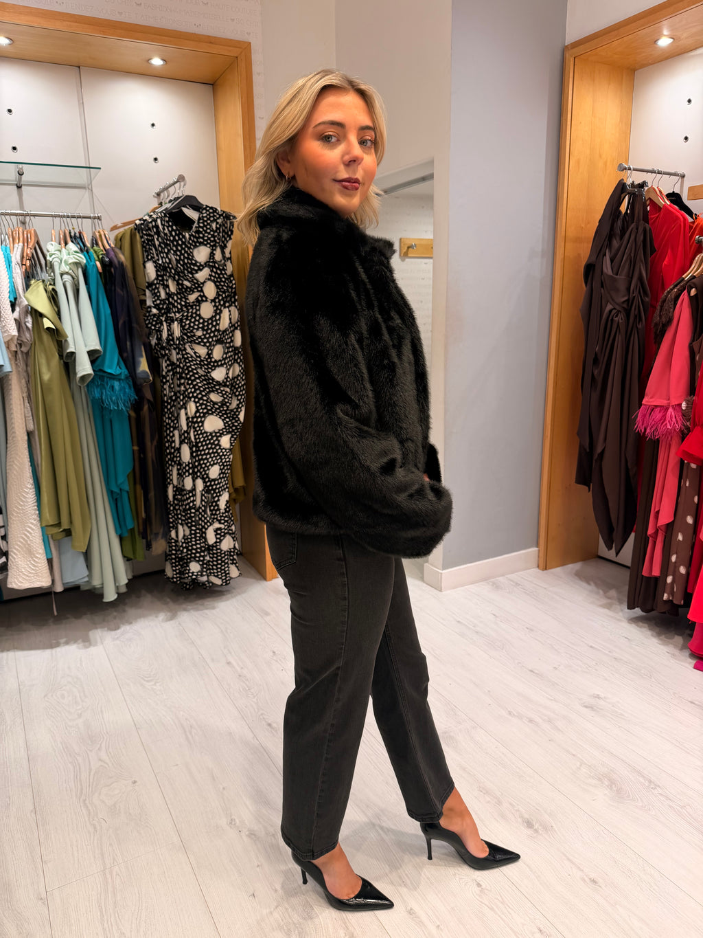 Smashed Lemon Fur Coat
