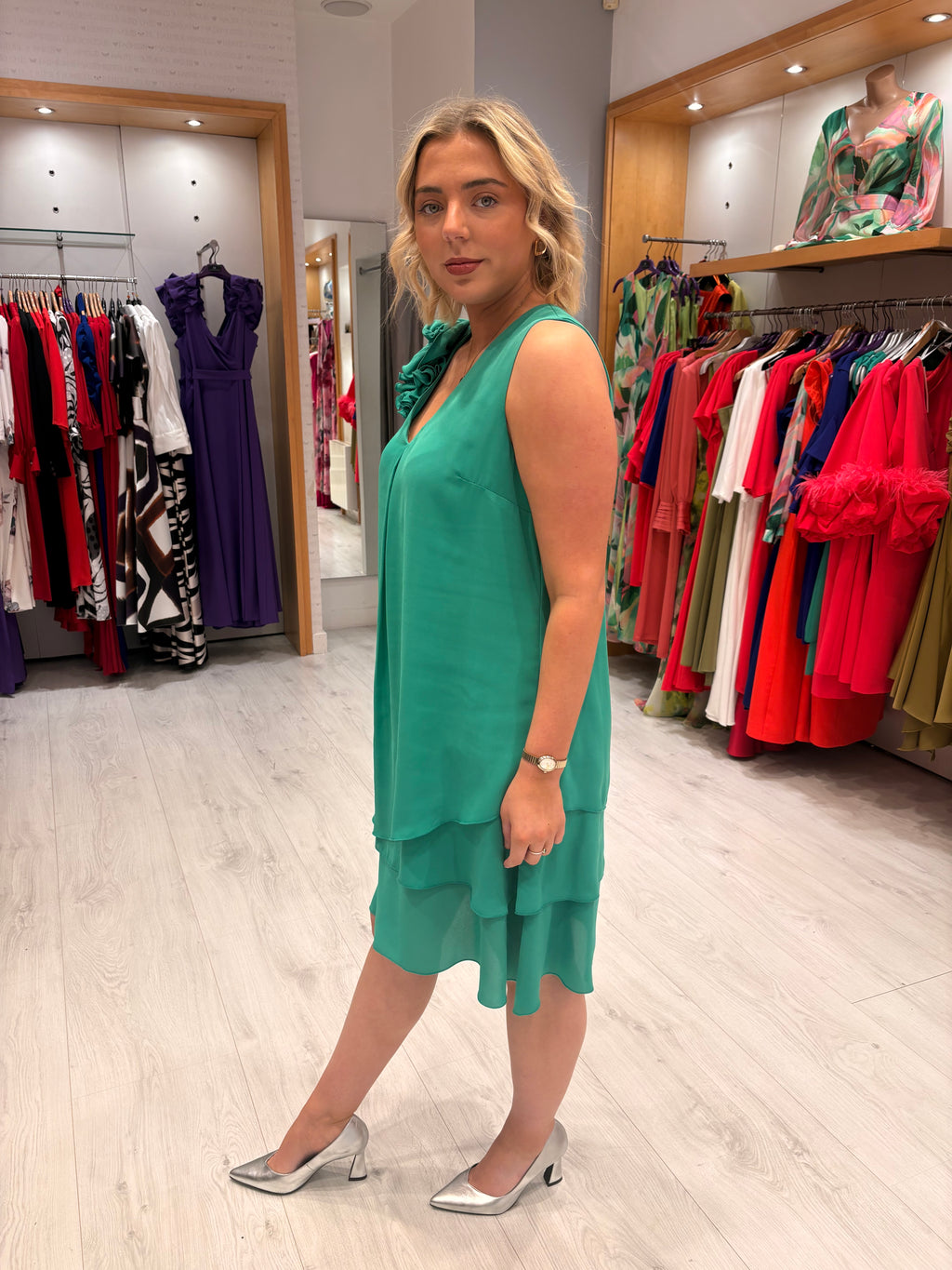 Casting Green Dress