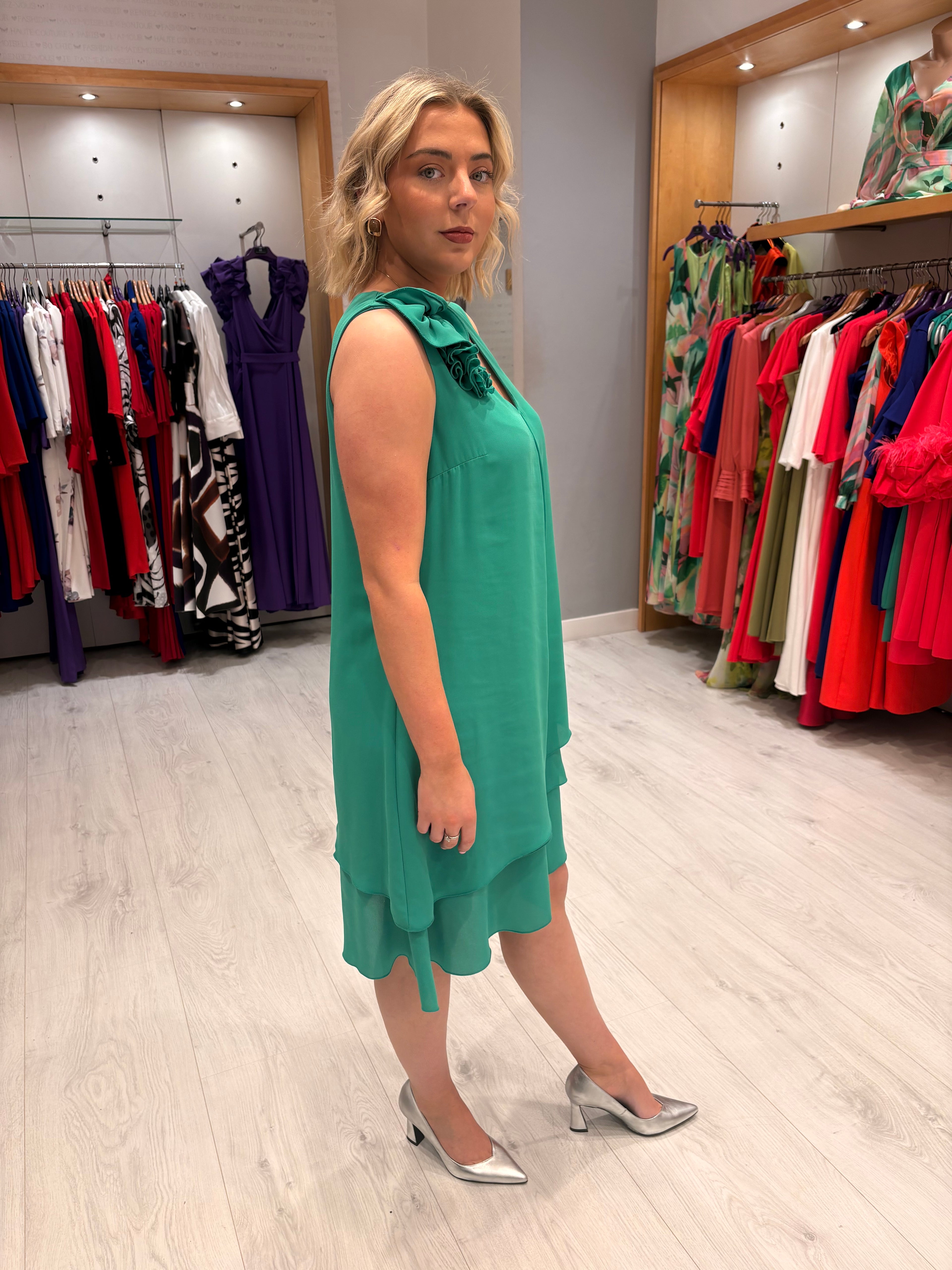 Casting Green Dress