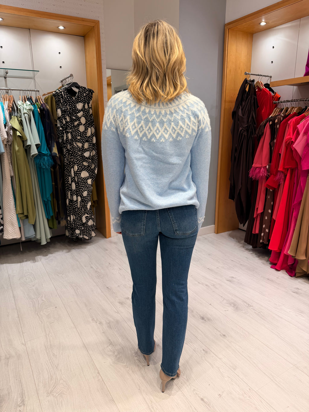 Hv Polo Baby Blue Zip Jumper
