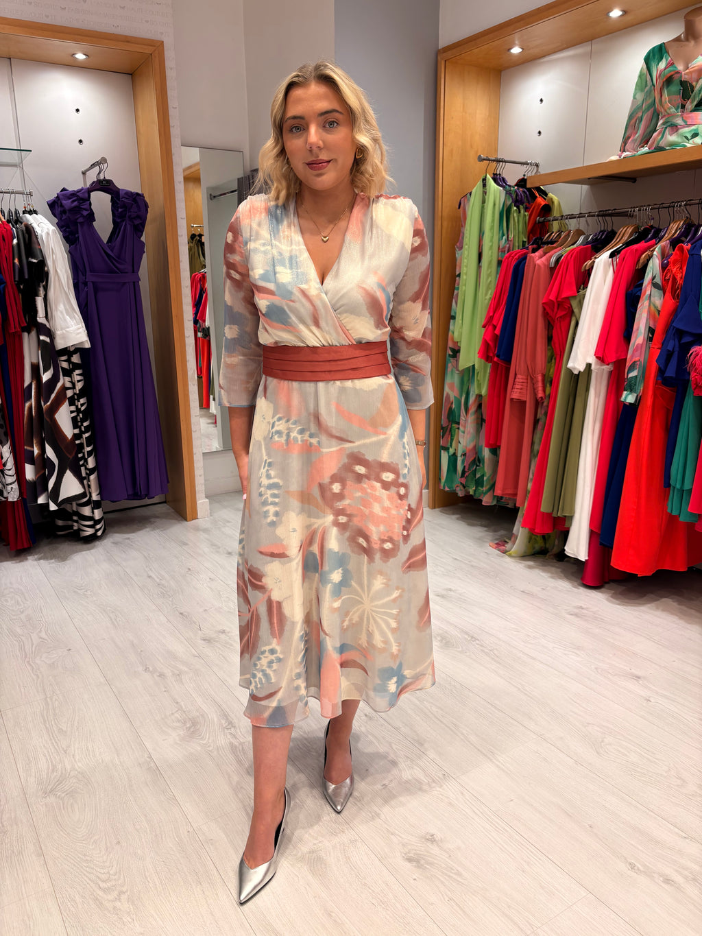 Rolemode Midi Print Dress