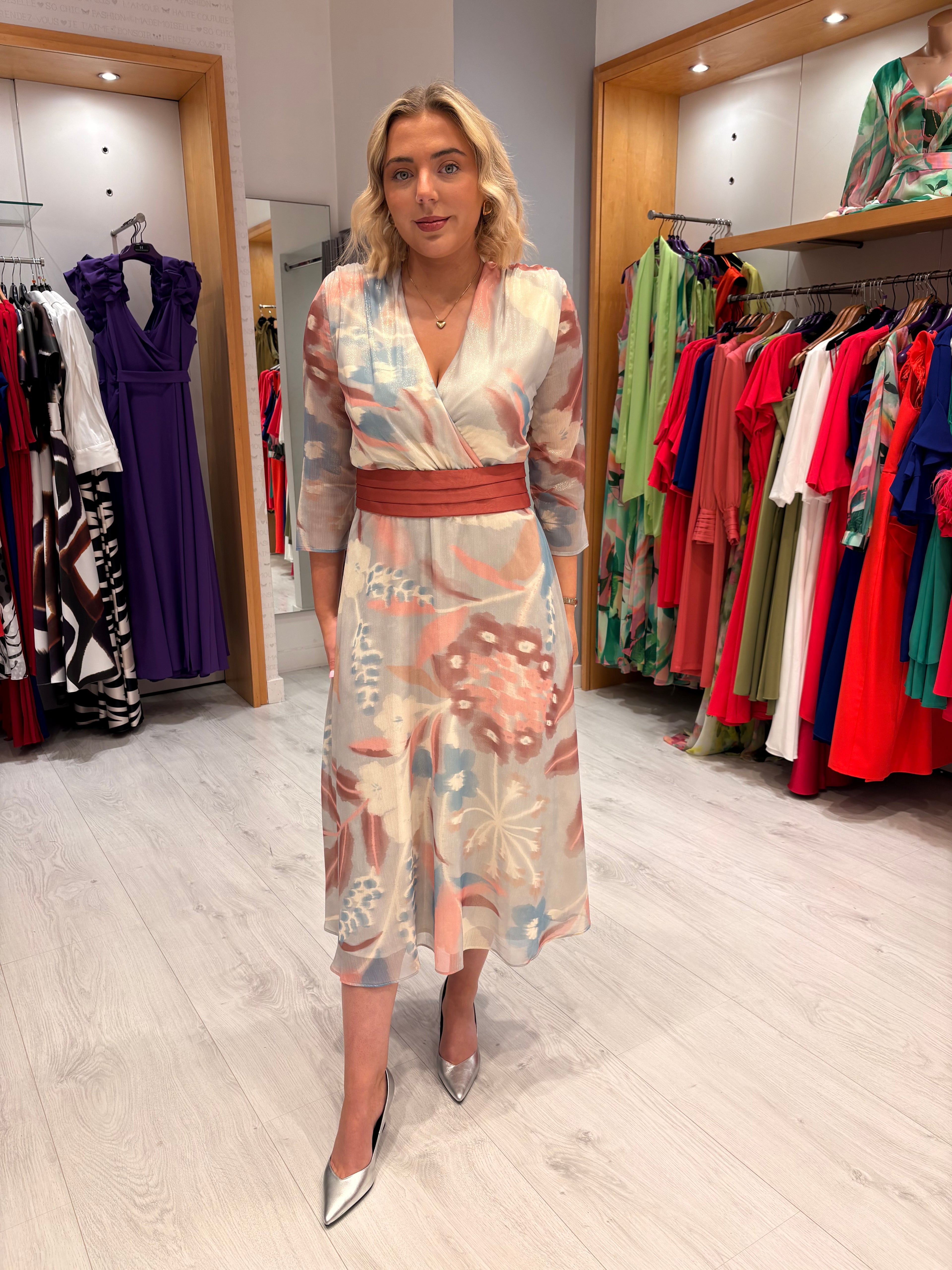 Rolemode Midi Print Dress