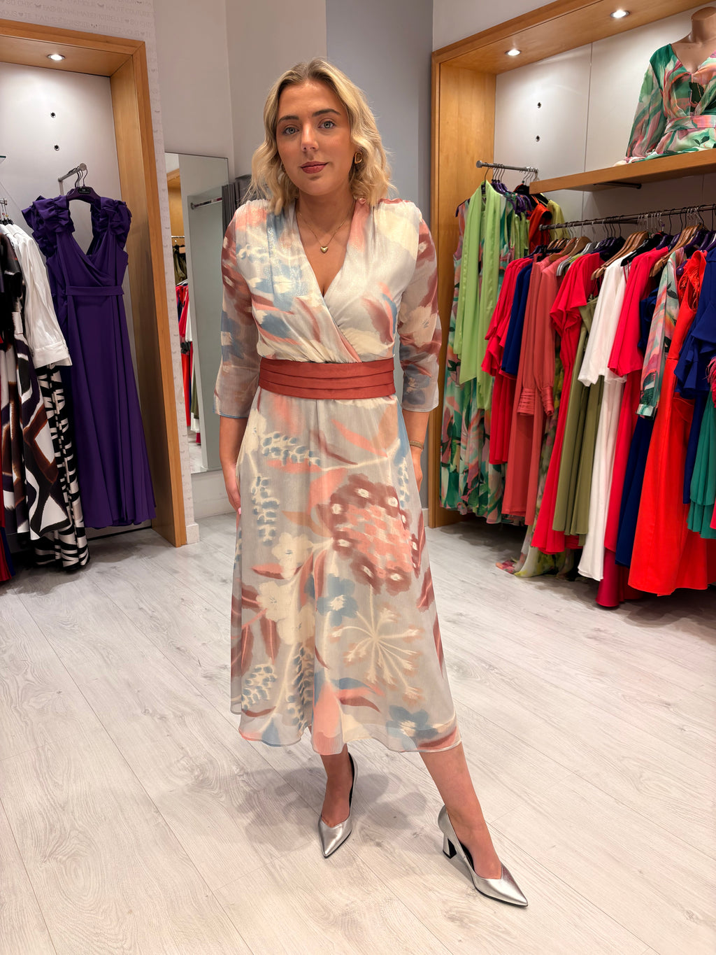 Rolemode Midi Print Dress